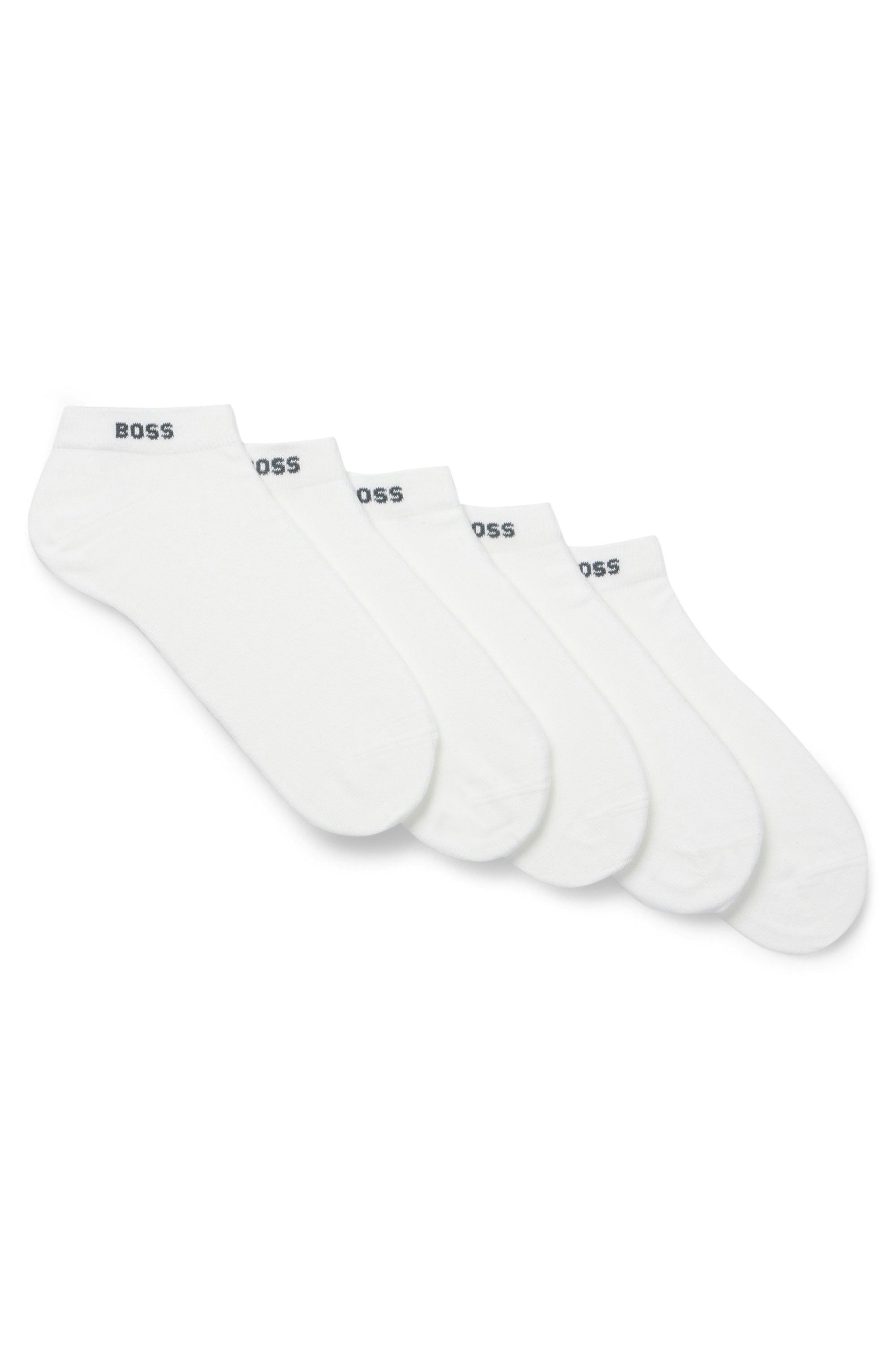 BOSS Sneakersocken 5P AS Uni CC (Packung, 5-Paar) mit BOSS Label