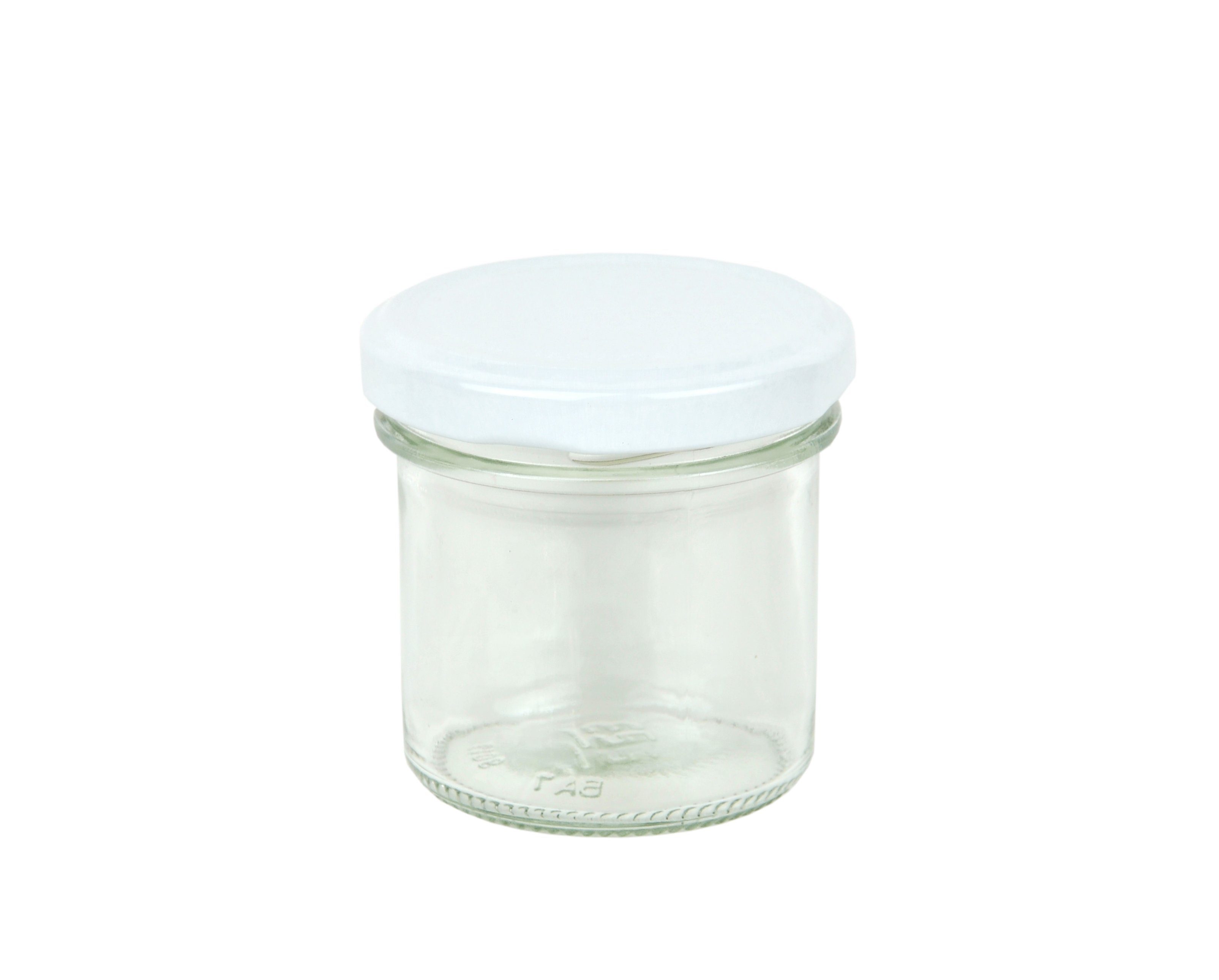 MamboCat Einmachglas 75er Sturzglas 66 weißer Rezeptheft, incl. ml Diamant To 167 Deckel Set Glas