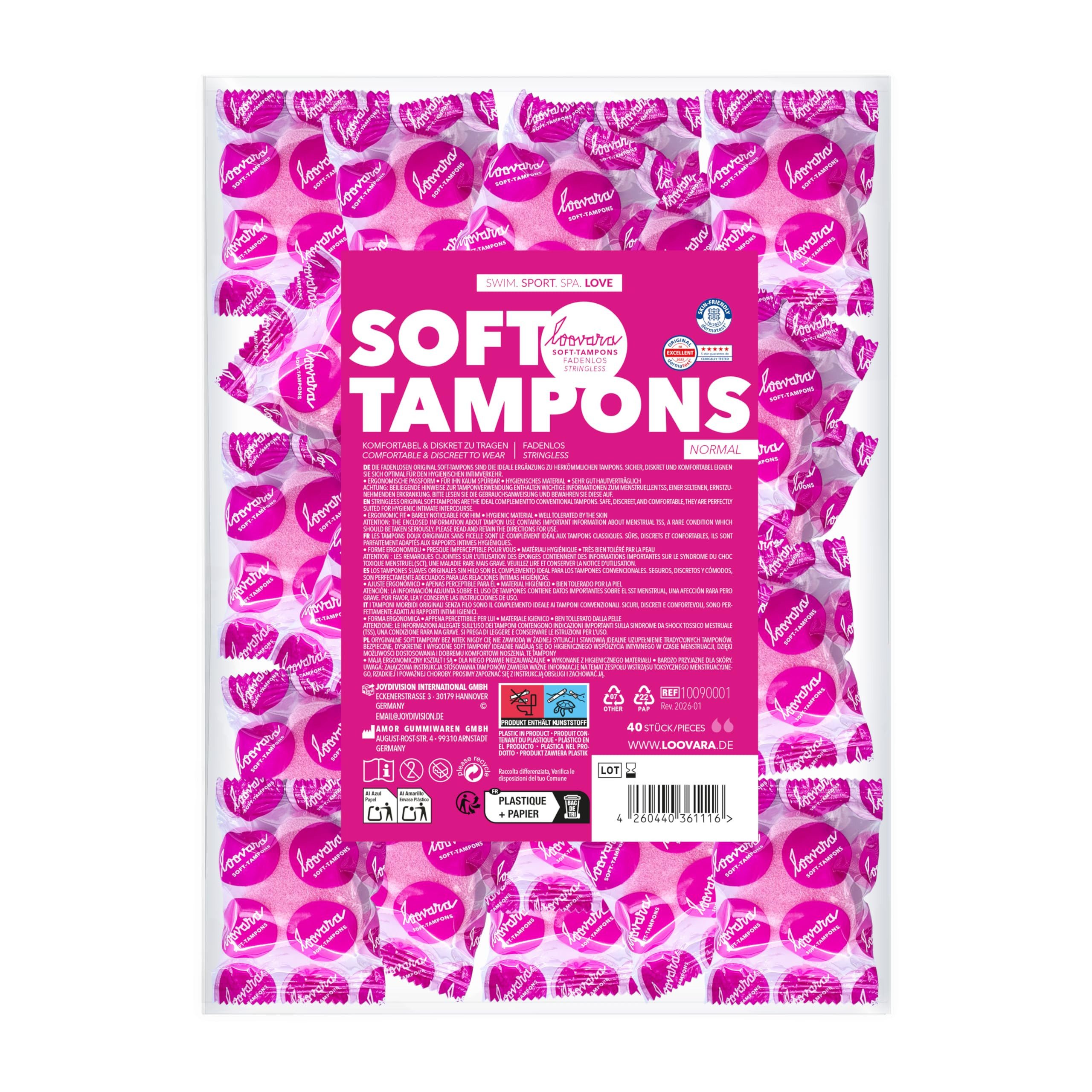 Loovara Tampons LOOVARA Soft Tampons, NORMAL, 40 Stück Gr.