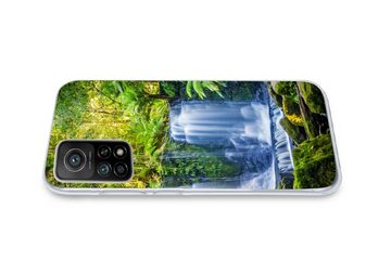 MuchoWow Handyhülle Dschungel - Wasserfall - Australien - Pflanzen - Natur, Phone Case, Handyhülle Xiaomi Mi 10T, Silikon, Schutzhülle