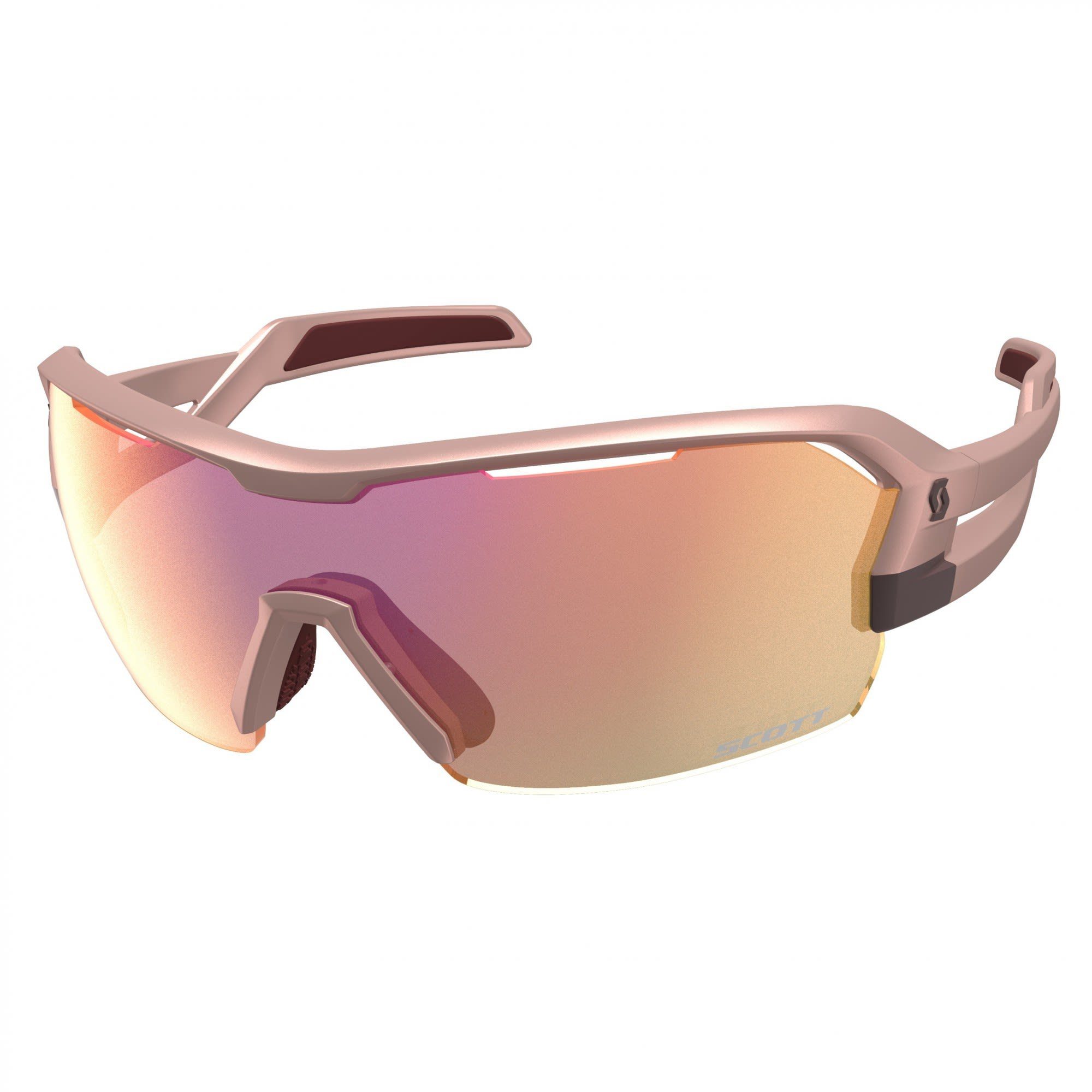 Scott Fahrradbrille Scott Spur Accessoires Pink Pink Sunglasses Clear Crystal Chrome - 