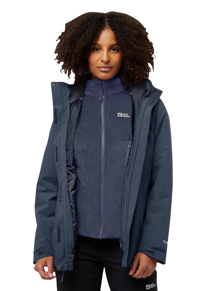 Jack Wolfskin 3-in-1-Funktionsjacke ROTWAND 3IN1 JKT W