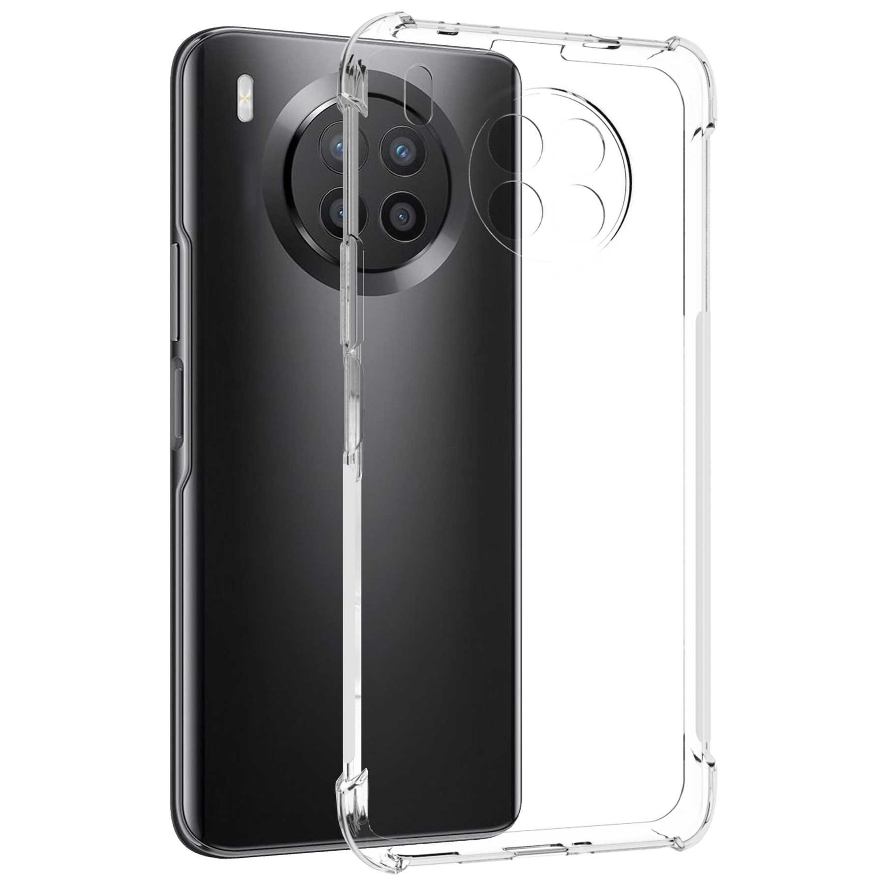 mtb more energy Smartphone-Hülle Clear Armor Case für Huawei nova 8i / Honor 50 Lite, Transparente TPU Schutzhülle Case Backcover mit Anti-Shock Verstärkung