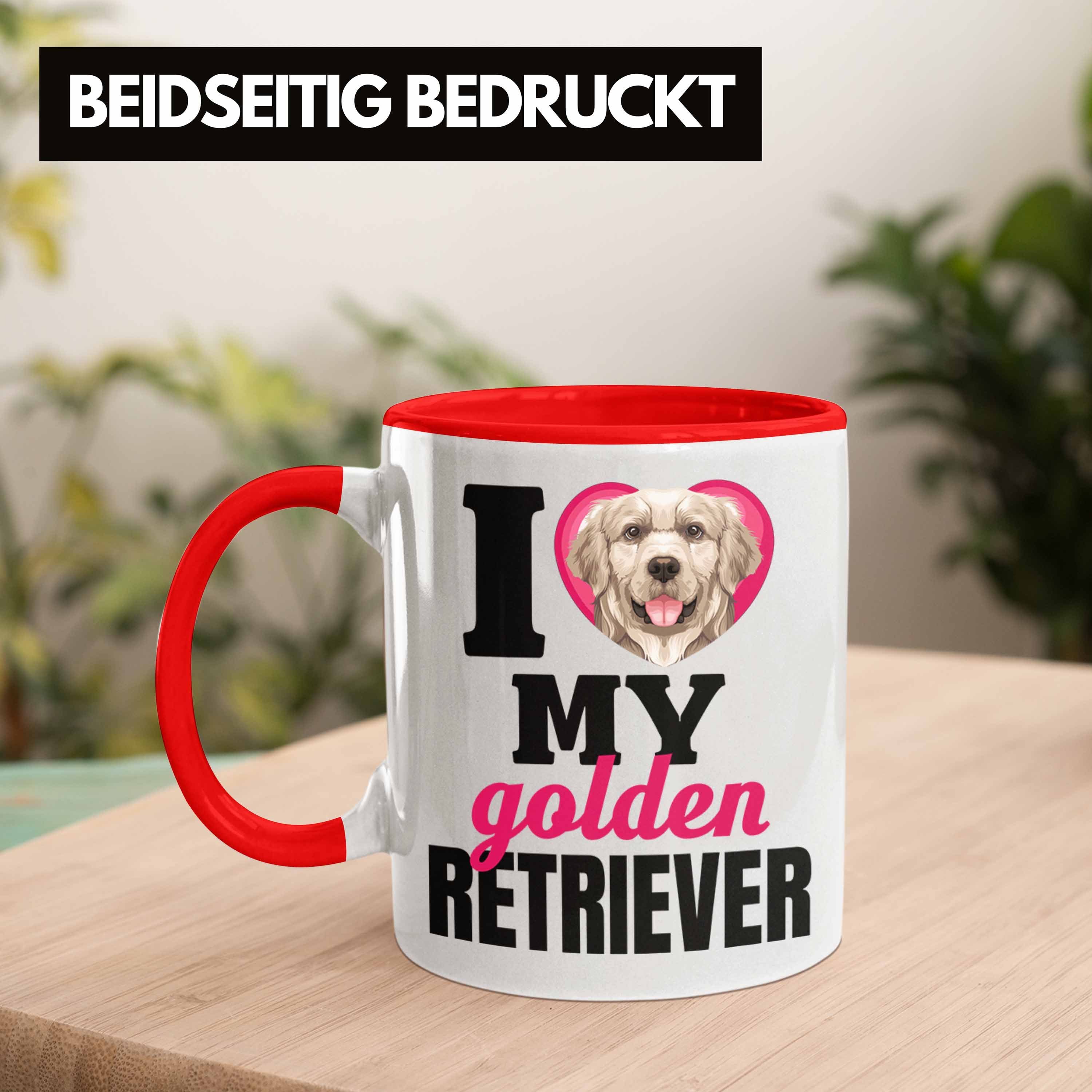 Rot Besitzerin Tasse Geschenk Golden Geschenkide Trendation Spruch Lustiger Tasse Retriever