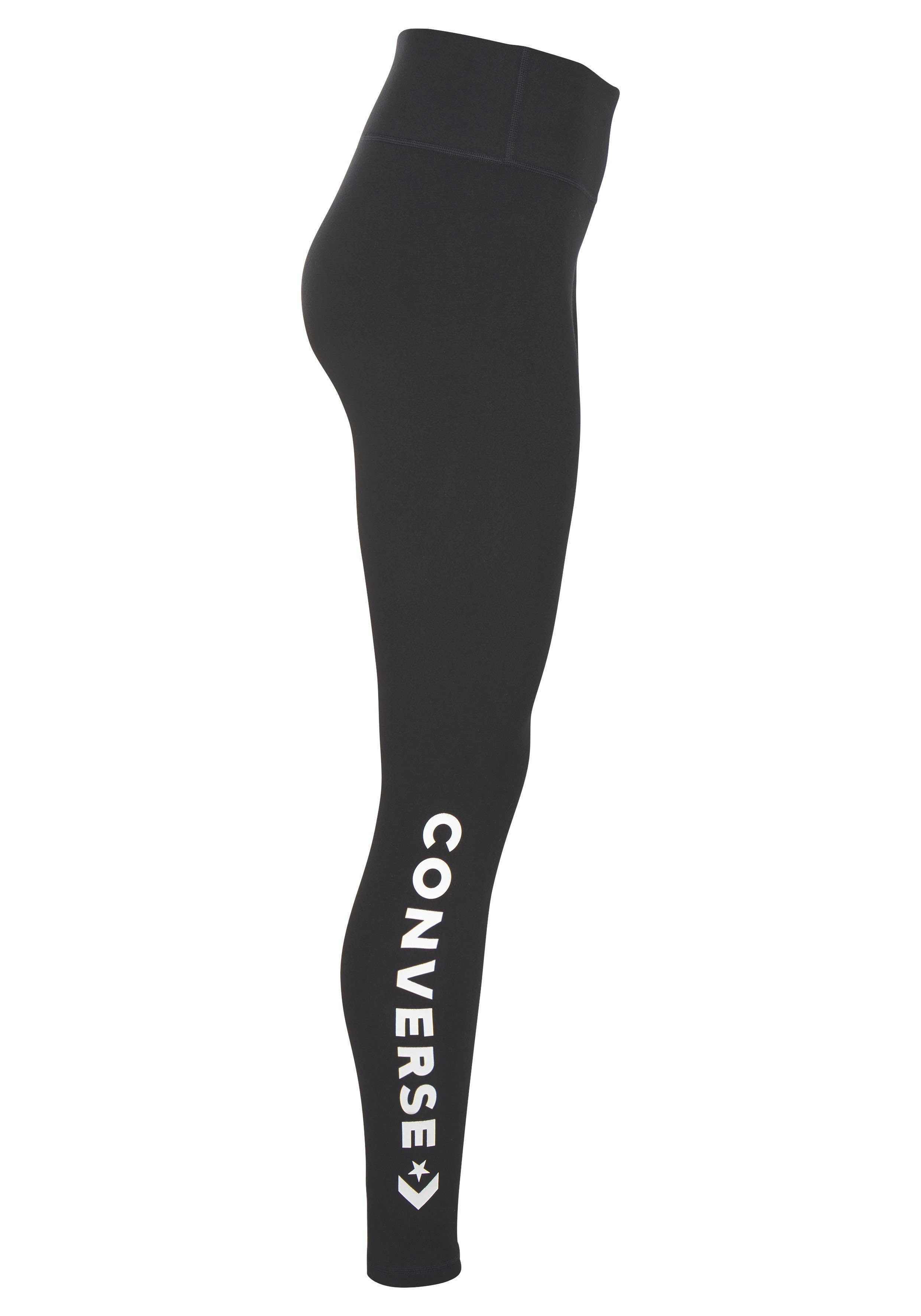 Converse Leggings WOMEN'S WORDMARK LEGGING black CONVERSE (1-tlg)