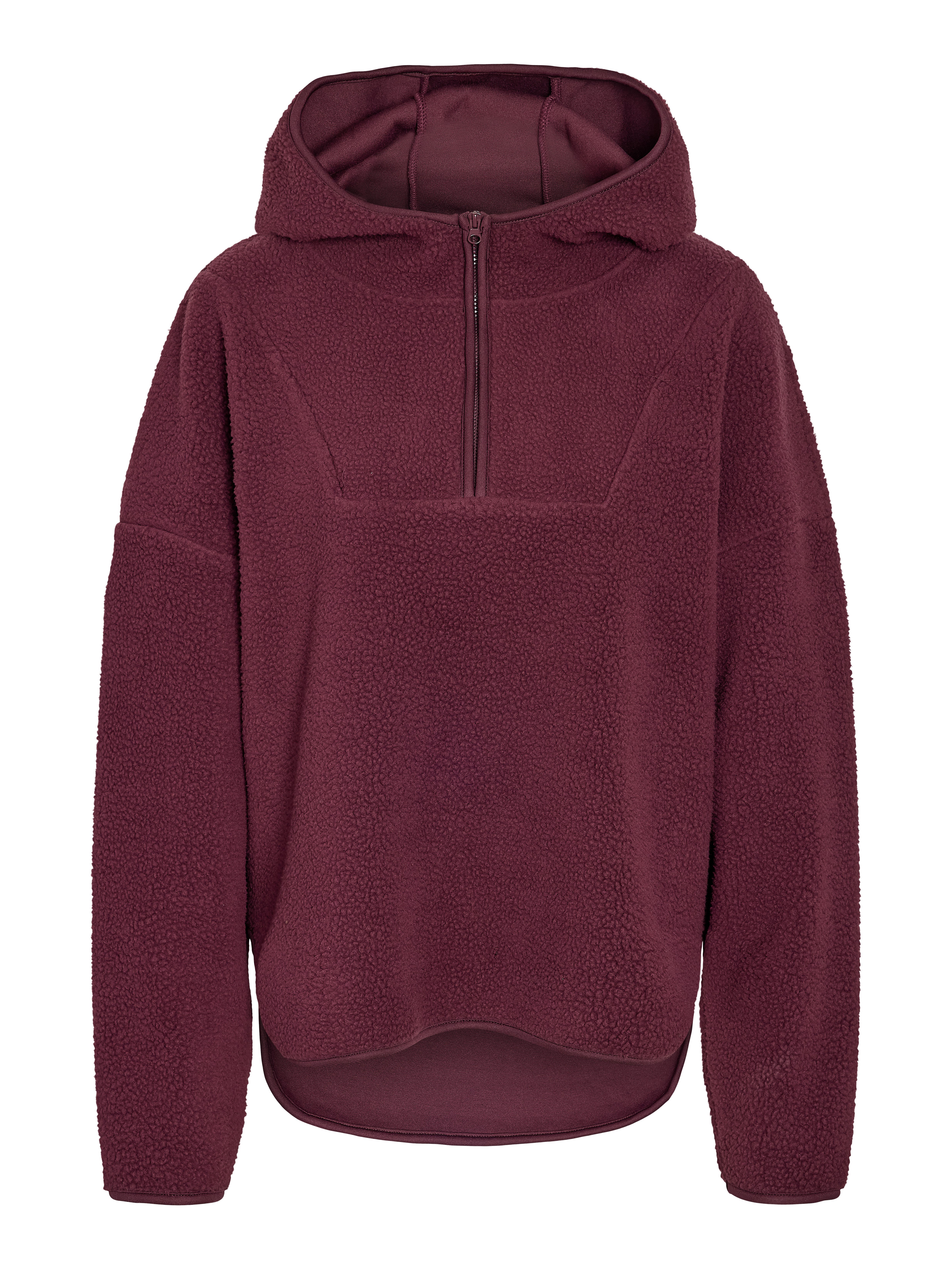 Noisy may Fleecepullover NMCOZY L/S HALFWAY ZIP SWEATER JRS NOOS Polyester, relaxed fit – Bild 4 von 5