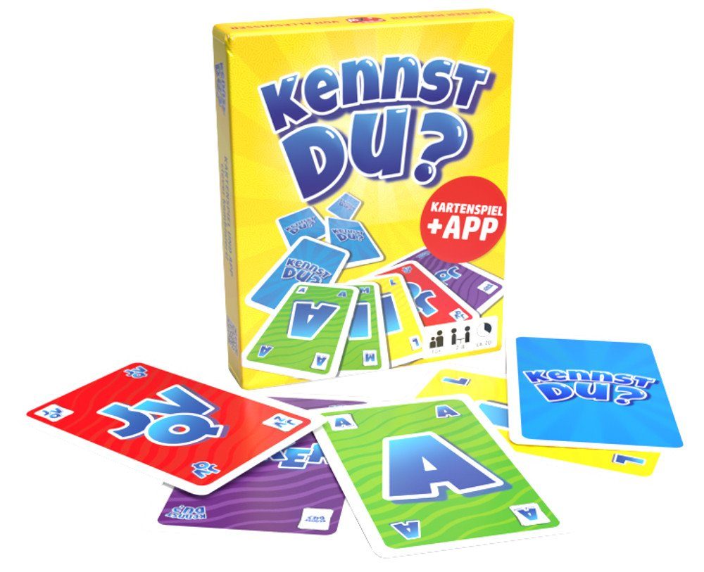 KennstDu? Spiel, KennstDu - Das interaktive Buchstaben - Kartenspiel mit App für iOS und Android, Made in Germany