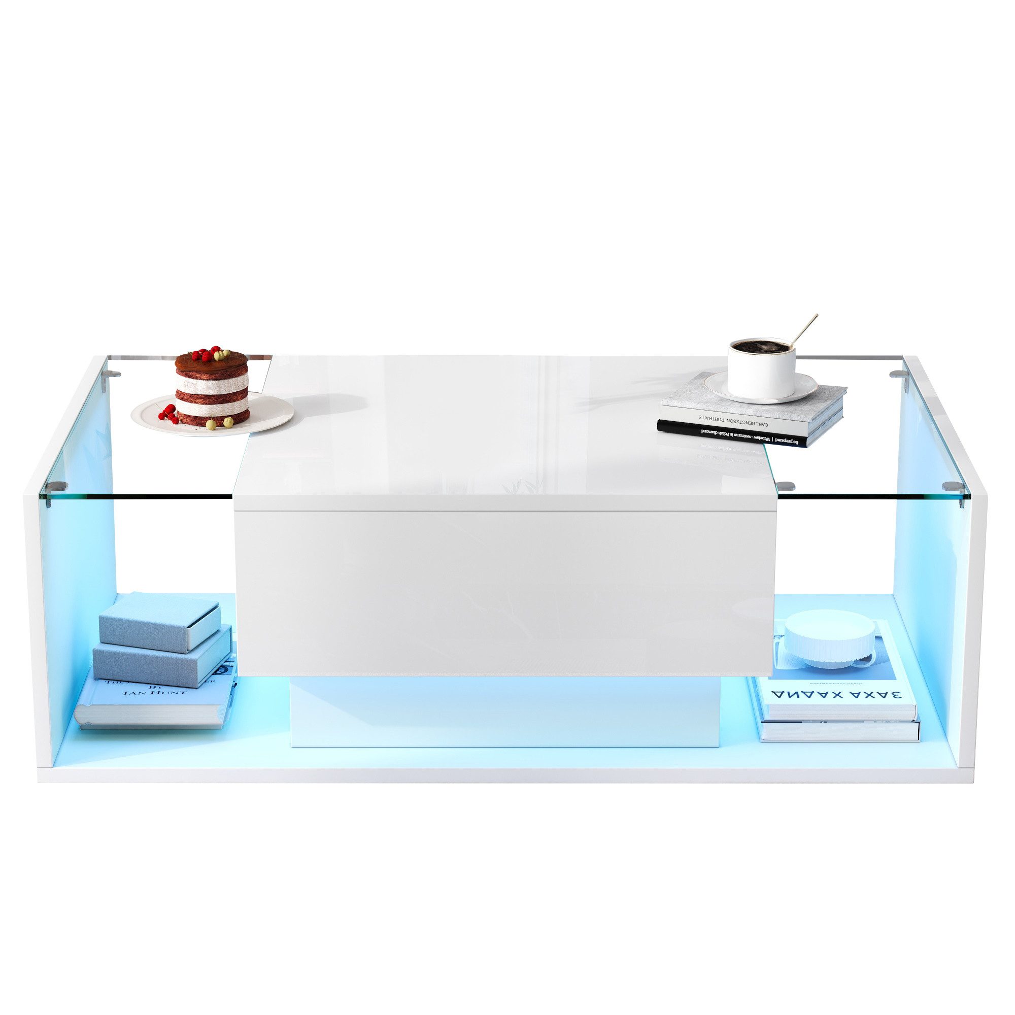 KLAM HOME Couchtisch 100*50*31cm Couchtisch mit günstig online kaufen