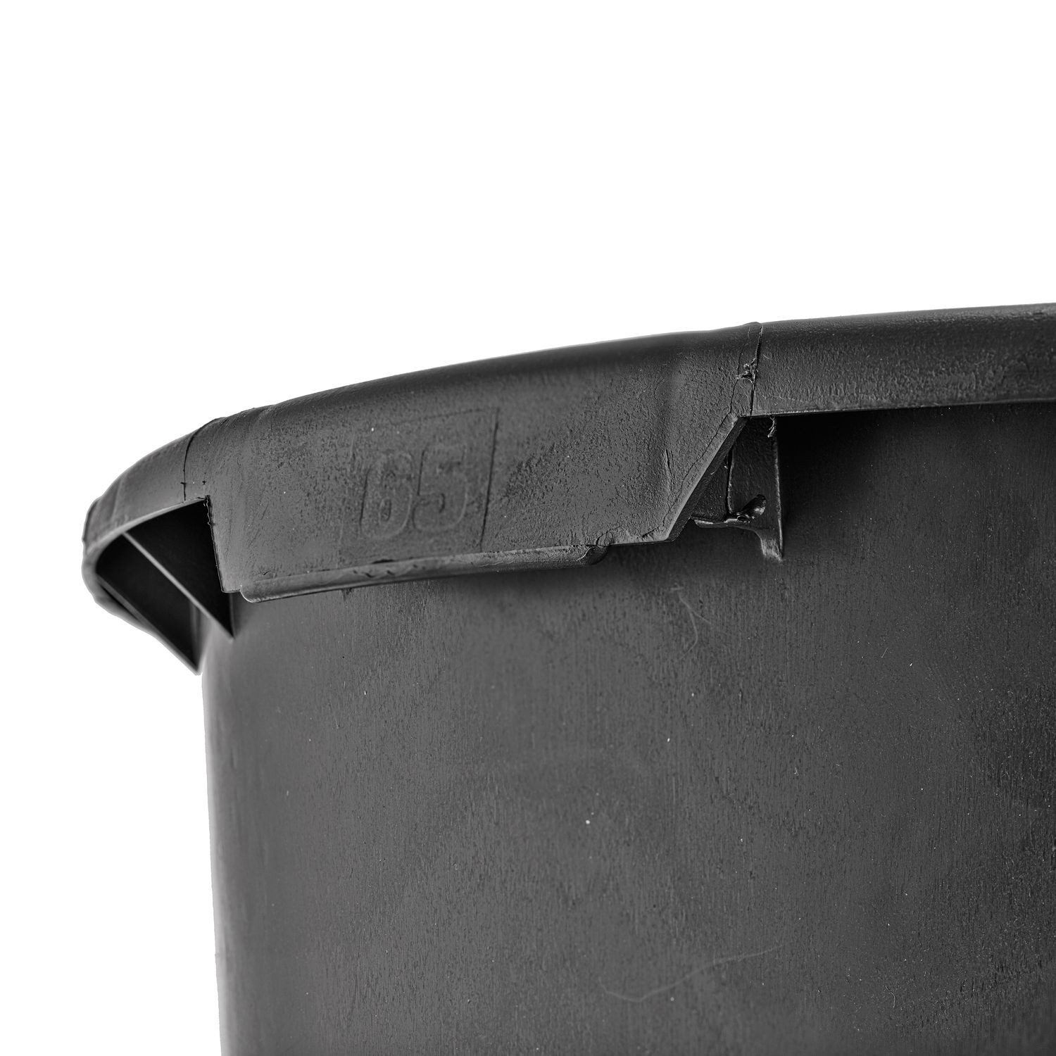 BURI Mörtelkübel 3x Mörtelkübel rund 65 Liter Pflanzkübel Baueimer Mörtelwanne Kübel, (3-tlg)