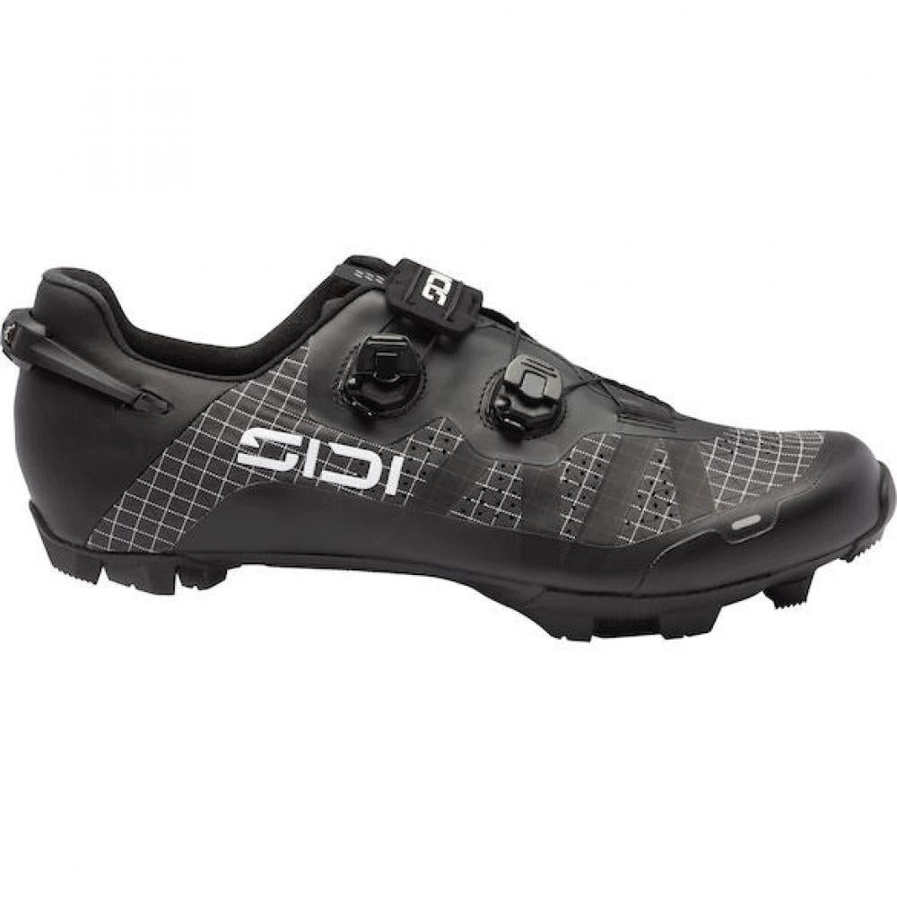 Sidi Sidi MTB AERON black 45,5 Schwarz - leichter MTB-Schuh mit Vollcarbons Fahrradschuh