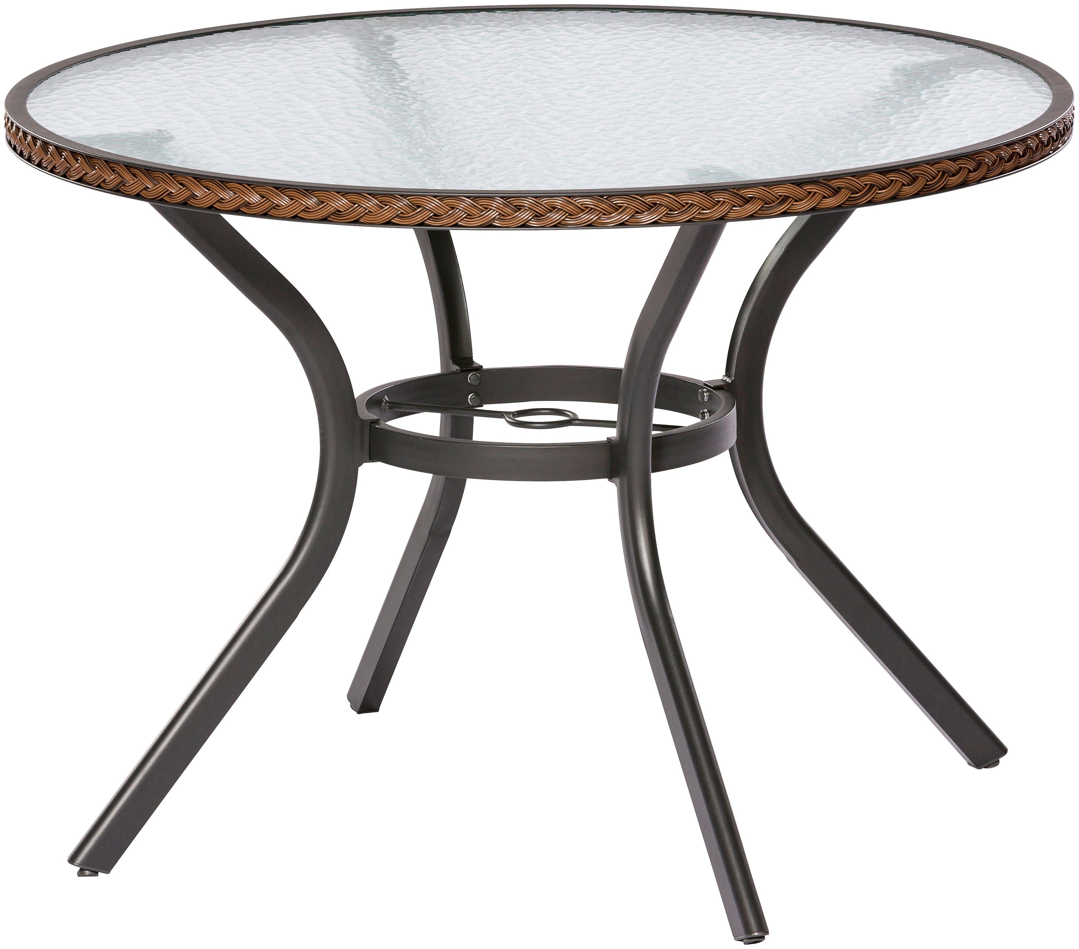 MERXX Gartentisch Ravenna, für den Balkon geeignet, Ø 100 cm | Tische