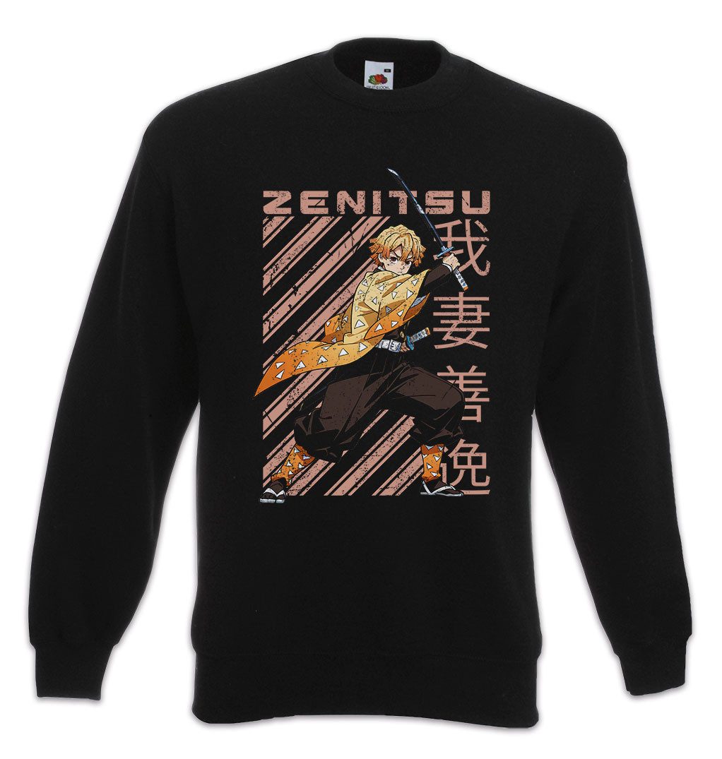 Urban Backwoods Sweatshirt Zenitsu Katana Sweatshirt Demon Kamado Nezuko An günstig online kaufen