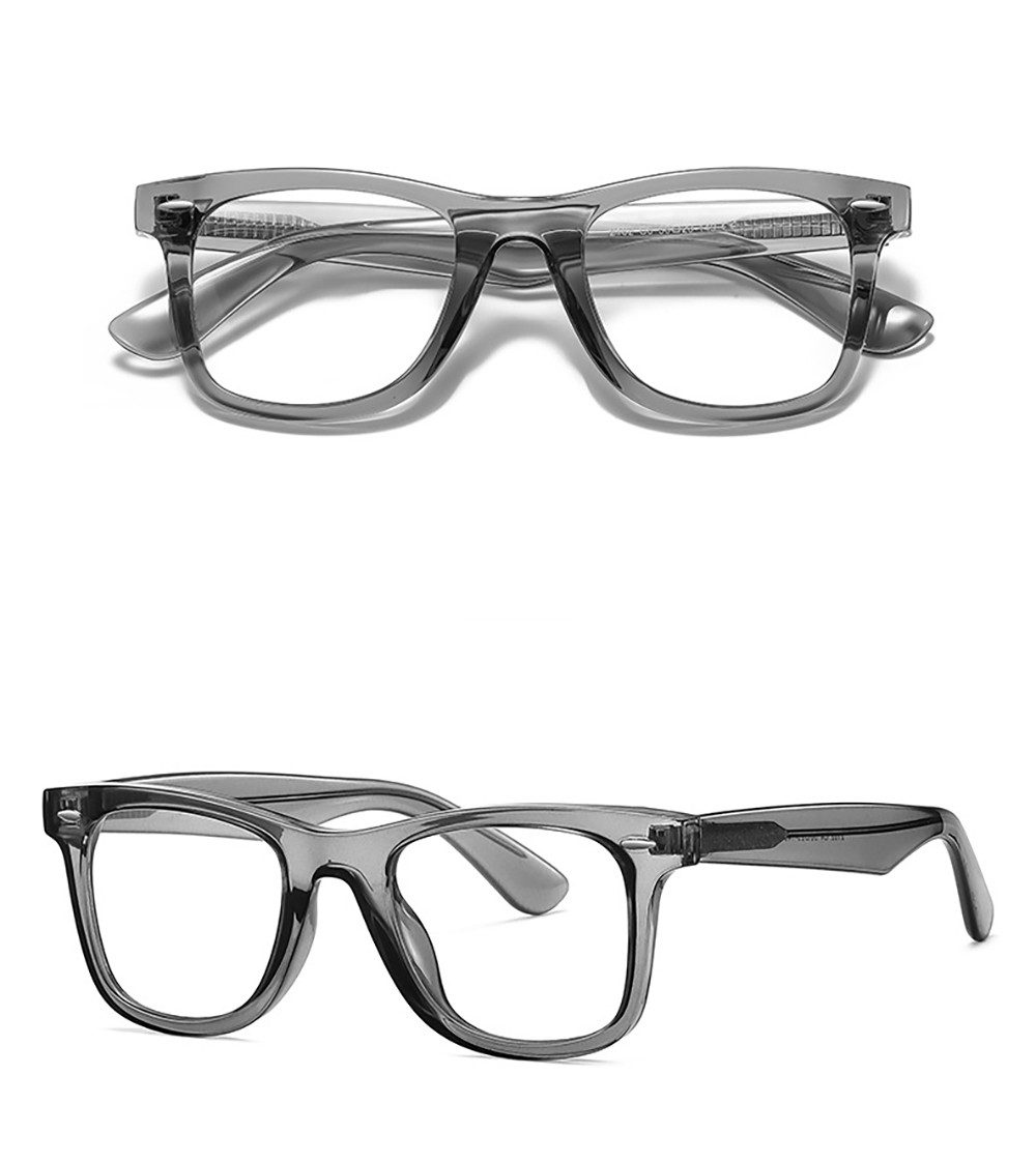 PACIEA Brille Damen Herren Ohne Sehstärke Blaulichtfilter Federscharnier Mehrfarbig