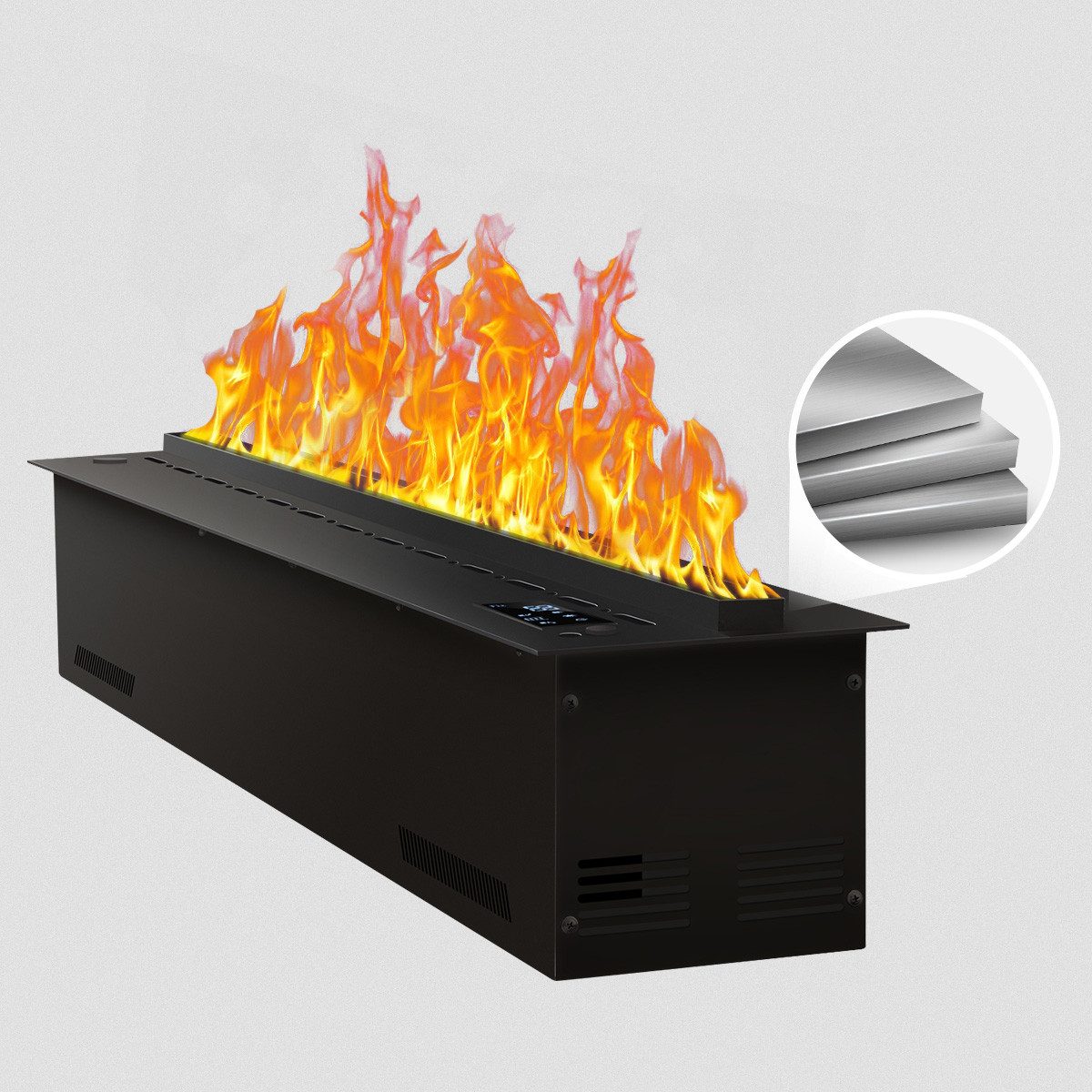DOTMALL Elektrokamin FarerFlame 3D Flammenfarbe Wasserdampf günstig online kaufen