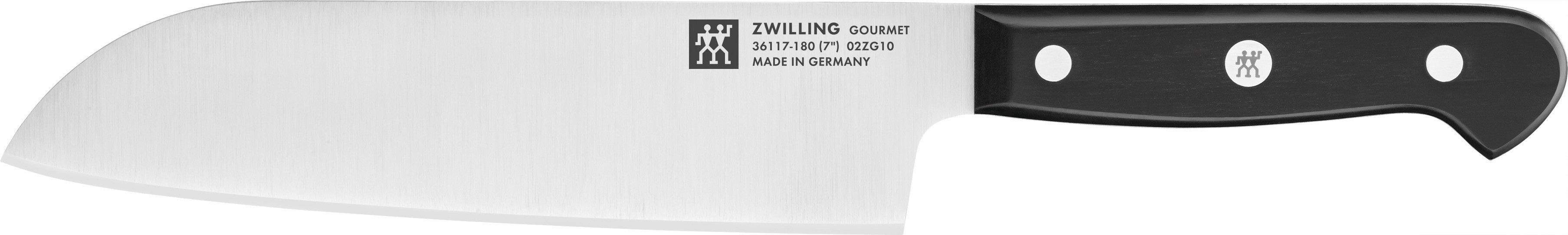 Zwilling Messer-Set Gourmet (Set, 2-tlg., 1 Spick & Garniermesser 10 cm, 1 Santokumesser 18 cm), Made in Germany, FRIODUR eisgehärtete Klingen, Sonderschmelze