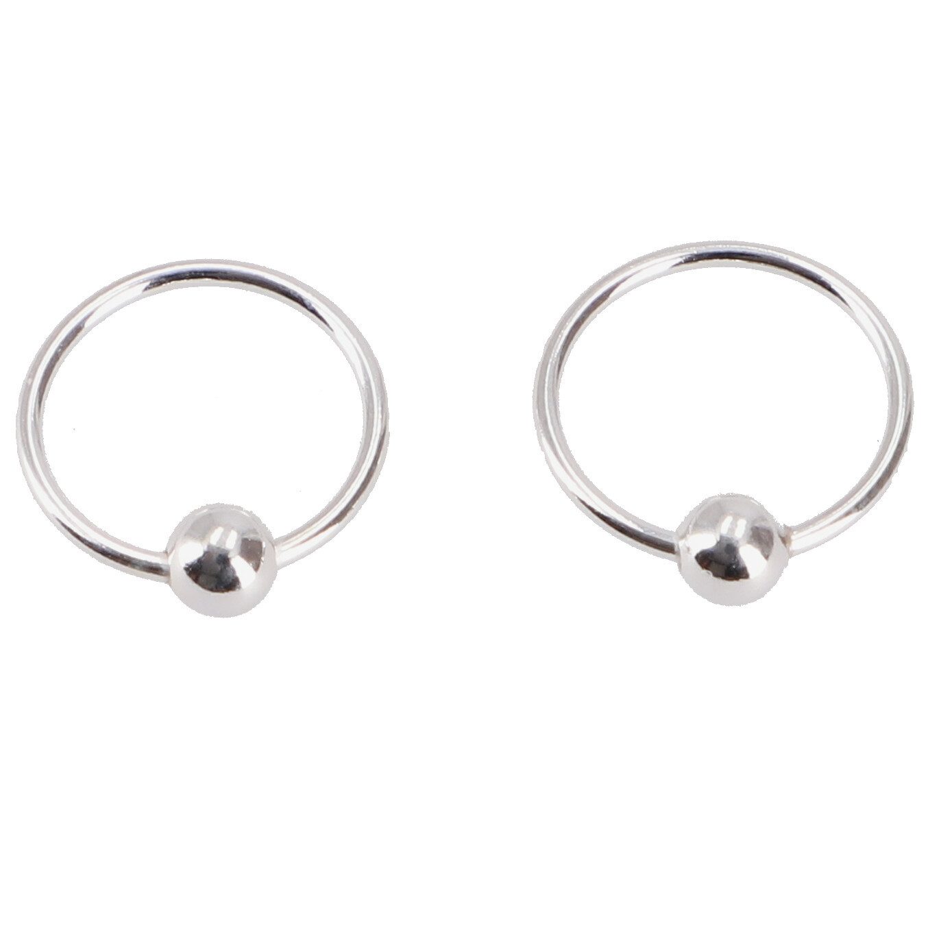 Guru-Shop Paar Ohrhänger Ethno Ohrringe, Boho Silbercreolen, Creolen - 1.. günstig online kaufen