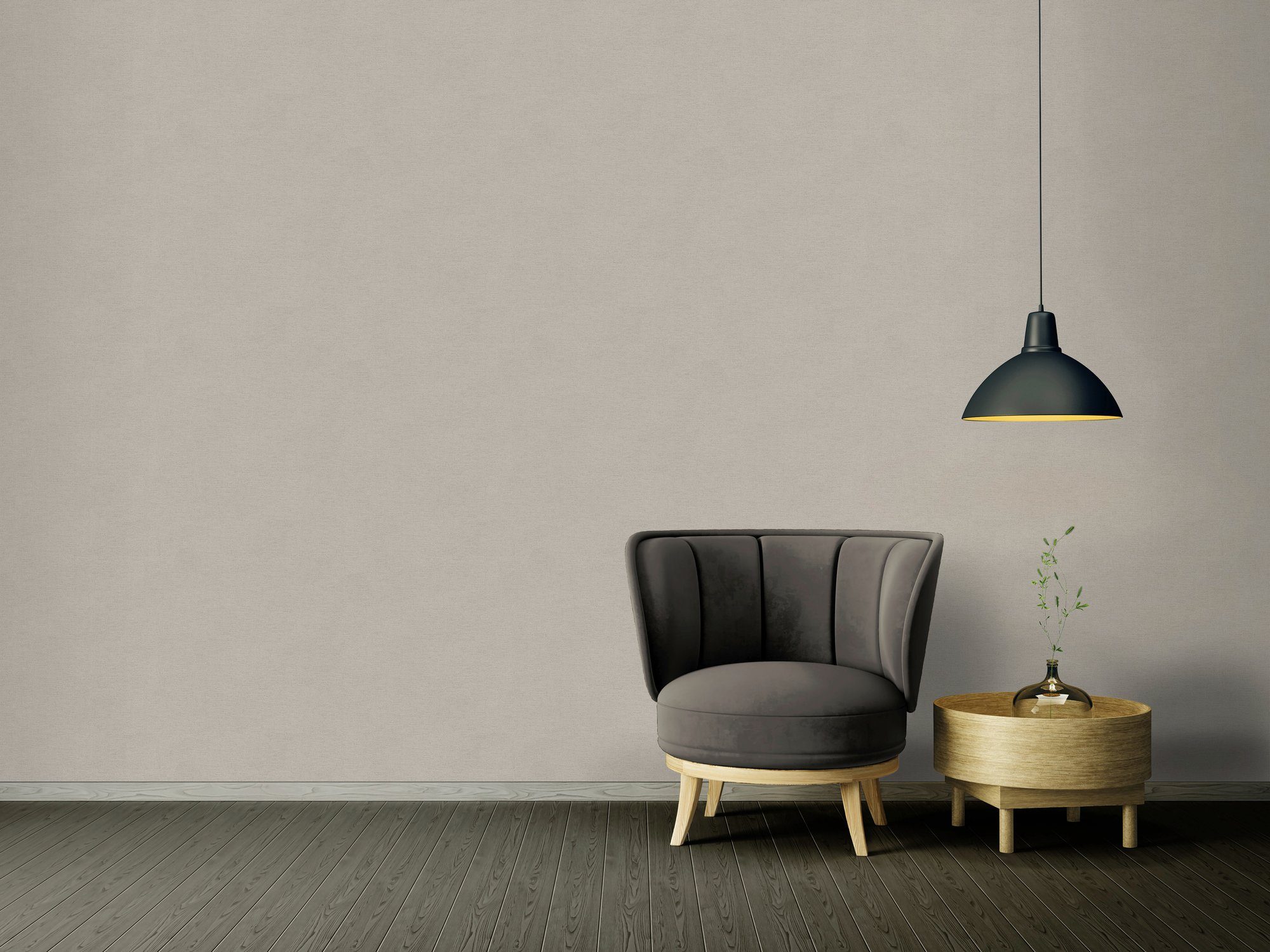 A.S. Création Vliestapete Ethnic Origin Uni, leicht strukturiert, einfarbig, uni, unifarben, Tapete einfarbig Tapeten Wohnzimmer Schlafzimmer Küche modern Design