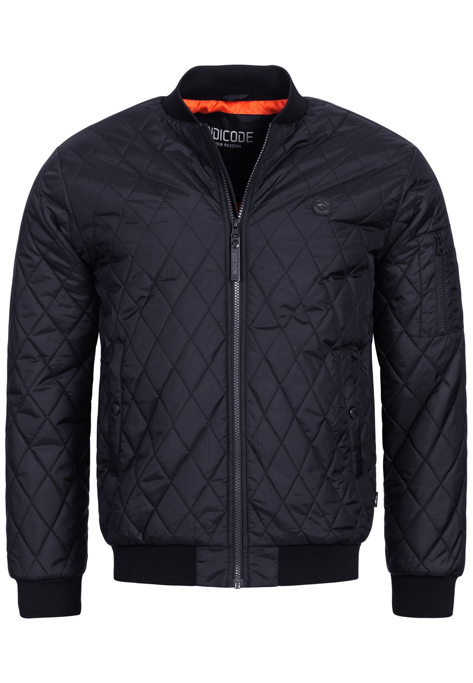 Indicode Sommerjacke Novak Bomberjacke mit Kontrastfutter günstig online kaufen