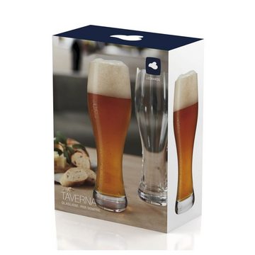 LEONARDO Bierglas Taverna Weizenbiergläser 500 ml 6er Set, Glas