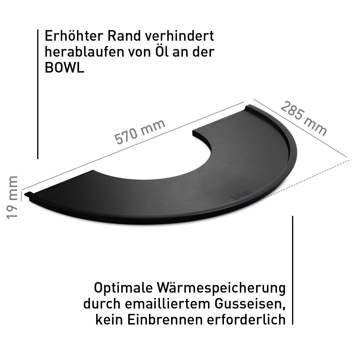 höfats Feuerschale BOWL 57, 70 Plancha, günstig online kaufen