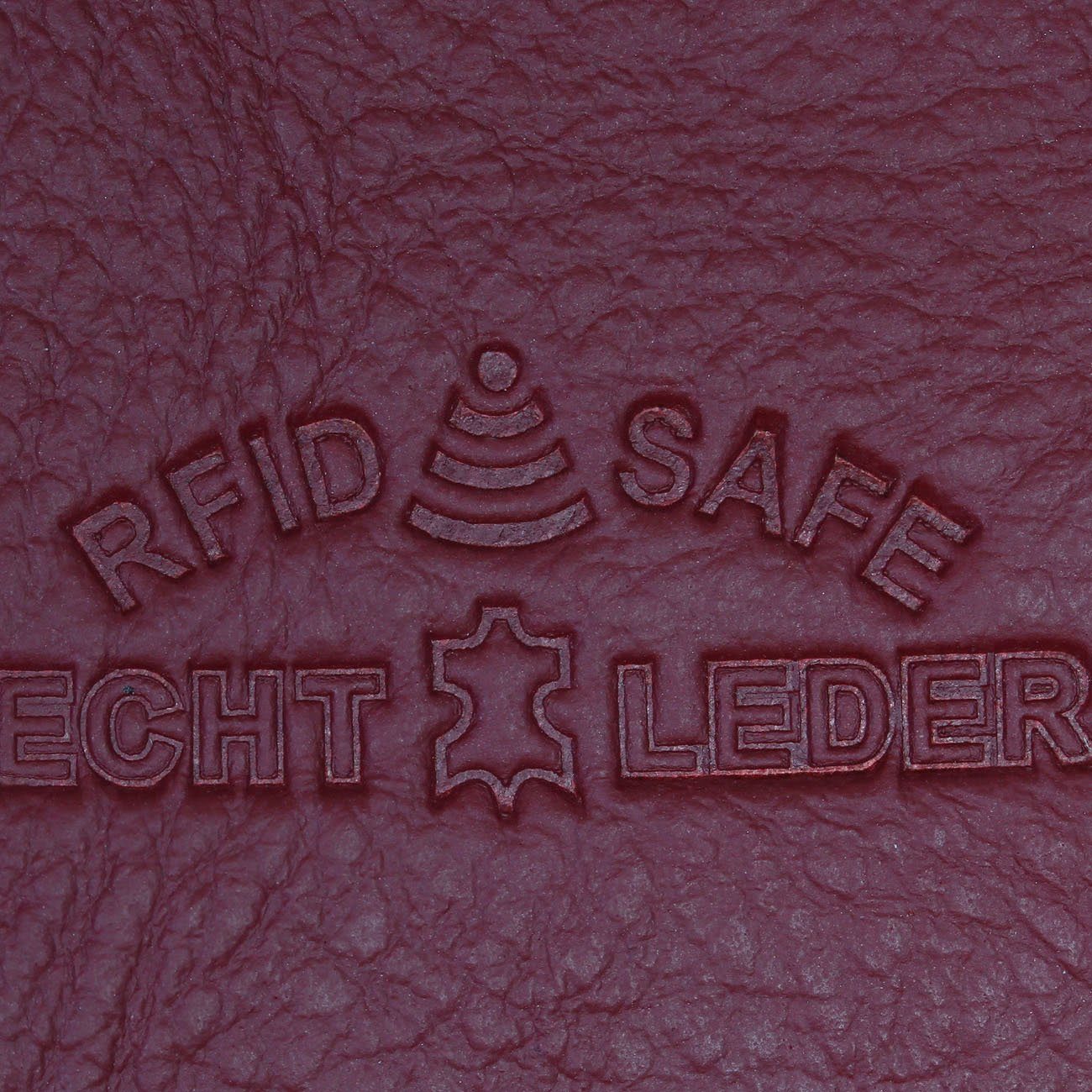 Jennifer Jones Geldbörse Jennifer Jones Damen Börse RFID Blocker (Portemonnaie, Portemonnaie), Damen Portemonnaie Echtleder Größe ca. 12cm, rot – Bild 5 von 5