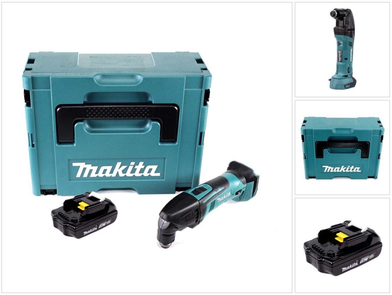 Makita Akku-Multifunktionswerkzeug DTM 50 Y1J 18V Li-Ion Akku Multifunktionswerkzeug im Makpac