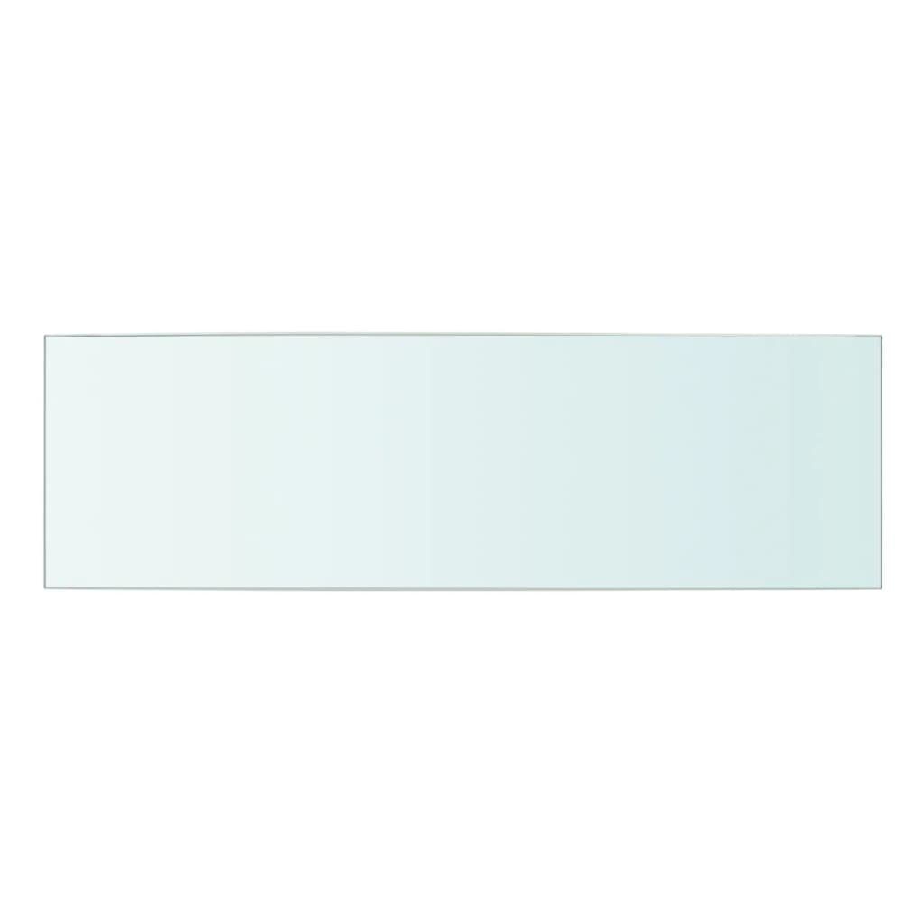 50 furnicato Regalböden Stk. Transparent 2 x 15 Glas cm Wandregal