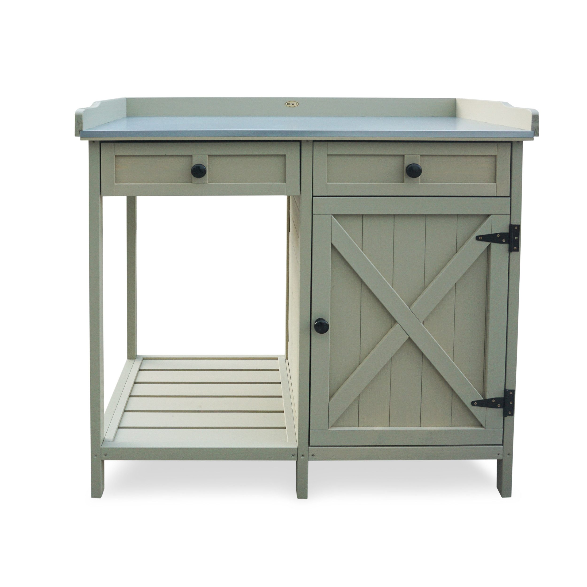 HABAU Pflanztisch (mit Unterschrank und 2 Schubladen)