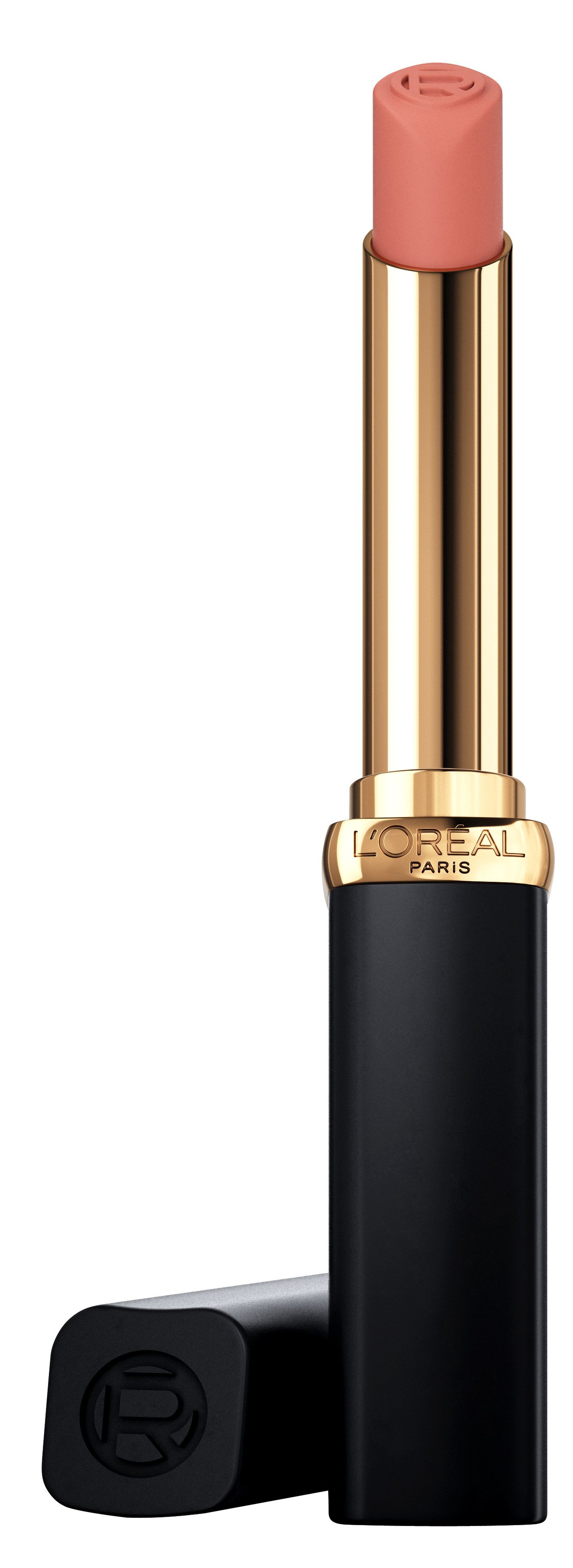 L'ORÉAL PARIS Lippenstift COLOR RICHE INTENSE VOLUME MATTE, intensiv matte Farbe, bietet bis zu 16h mattierten Halt