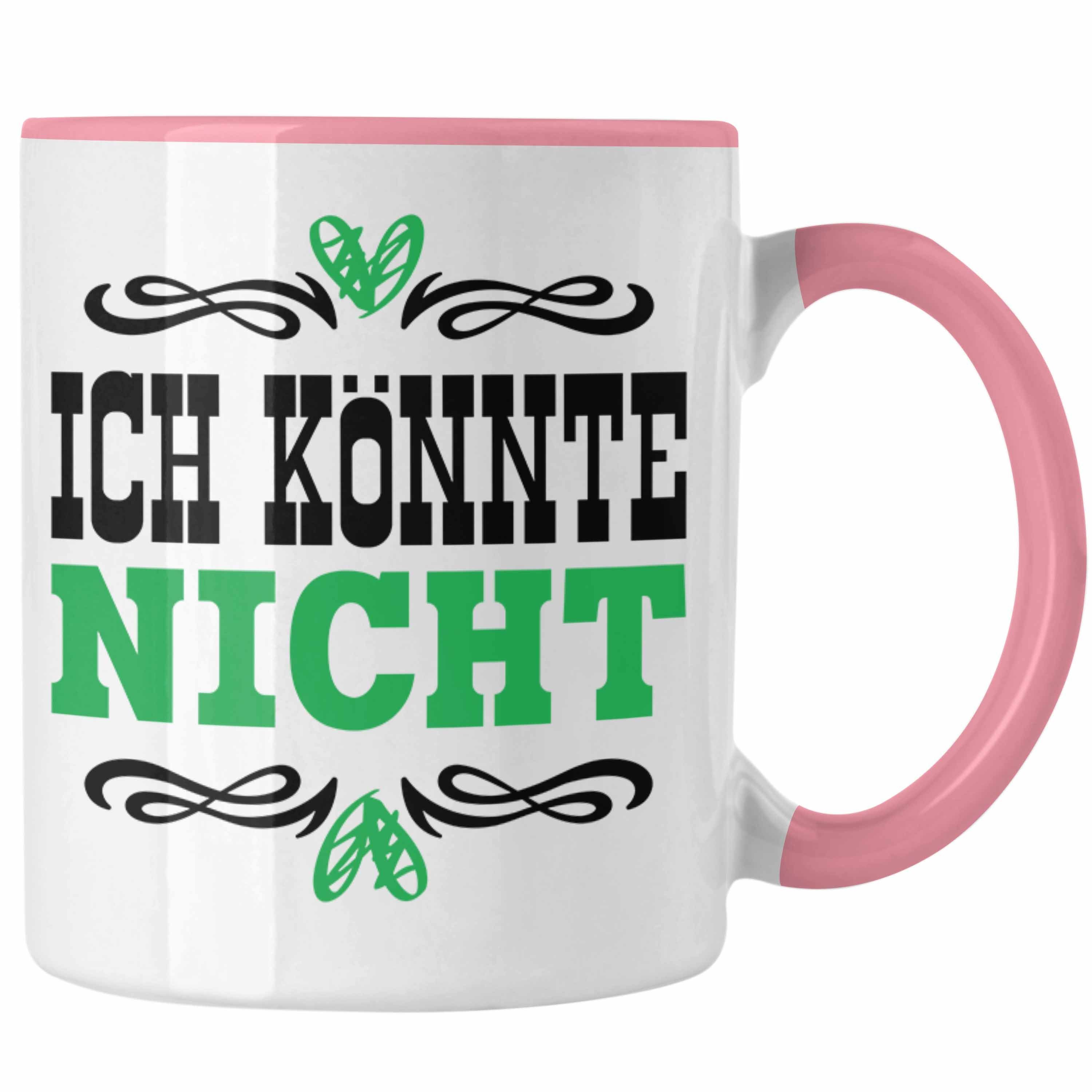 Trendation Tasse Trendation - Ich Könnte Nicht Ich Hasse Jeden Tasse Becher Kaffeetasse Rosa