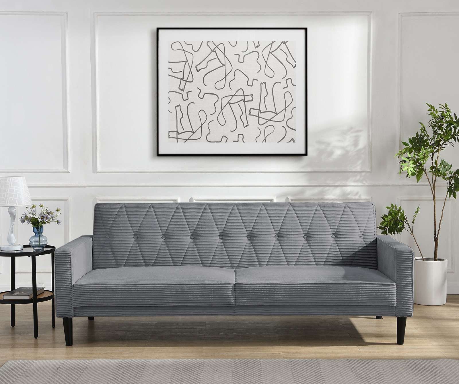 Dorel Home 3-Sitzer Avon, Schlafsofa 213cm, günstig online kaufen