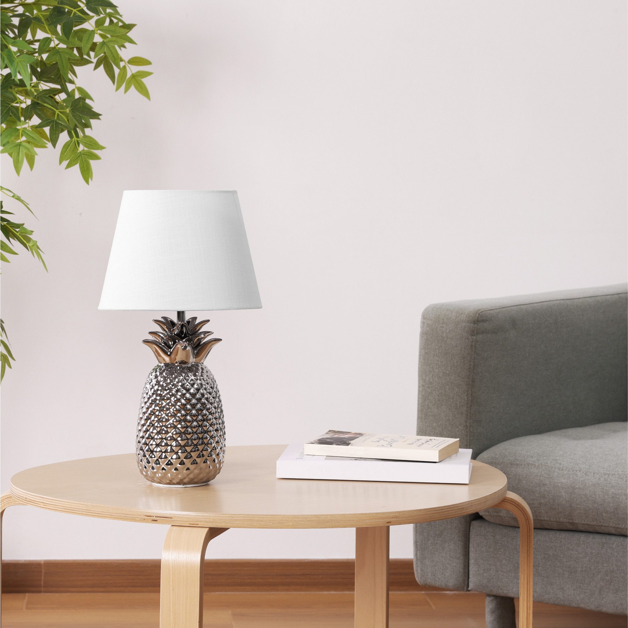 Navaris Lampenschirm 2x Lampenschirm aus Leinen 2er Pack E27 Lampen Schirm günstig online kaufen