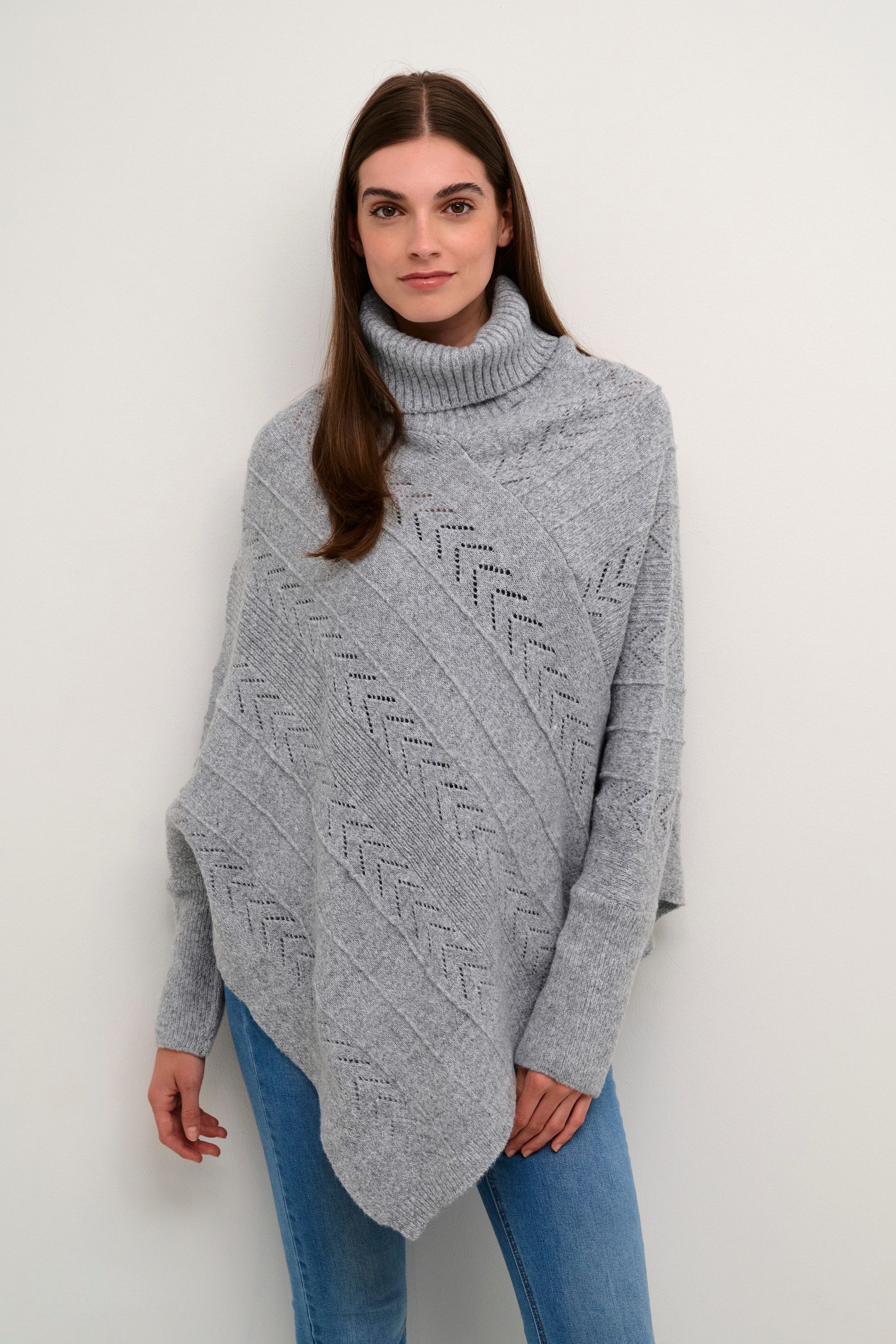 Strickponcho Poncho CRHoliday