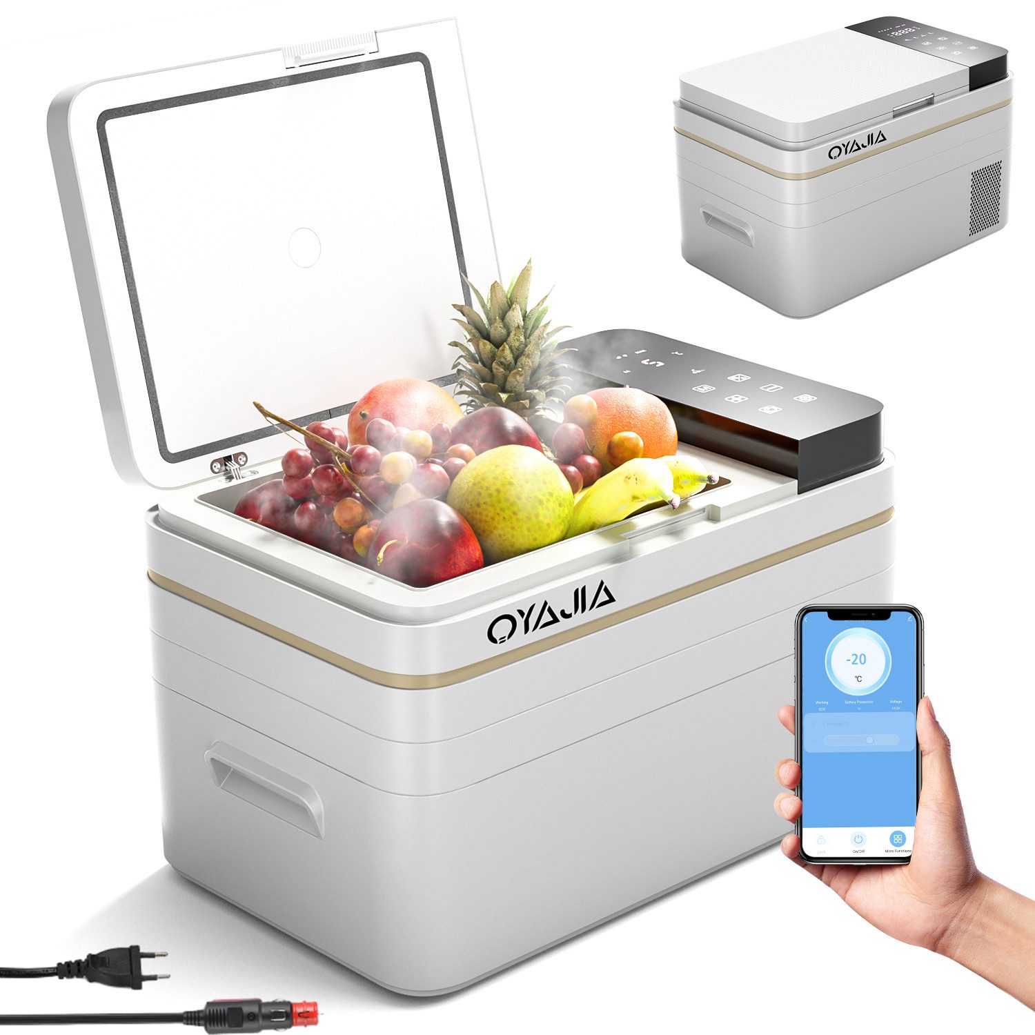 oyajia Kühlbox Kompressor Kühlbox 31L