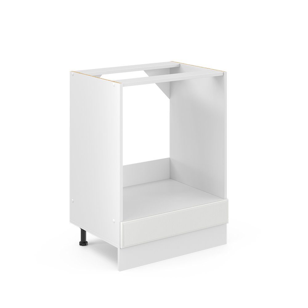 Vicco Herdumbauschrank R-Line, Weiß Landhaus/Weiß, 60 cm ohne Arbeitsplatte (1-St)