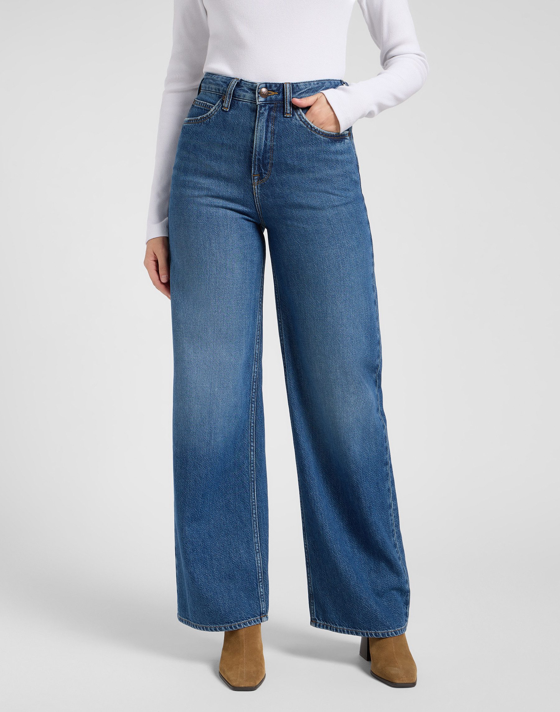 Lee® Weite Jeans STELLA im Five-Pocket Style