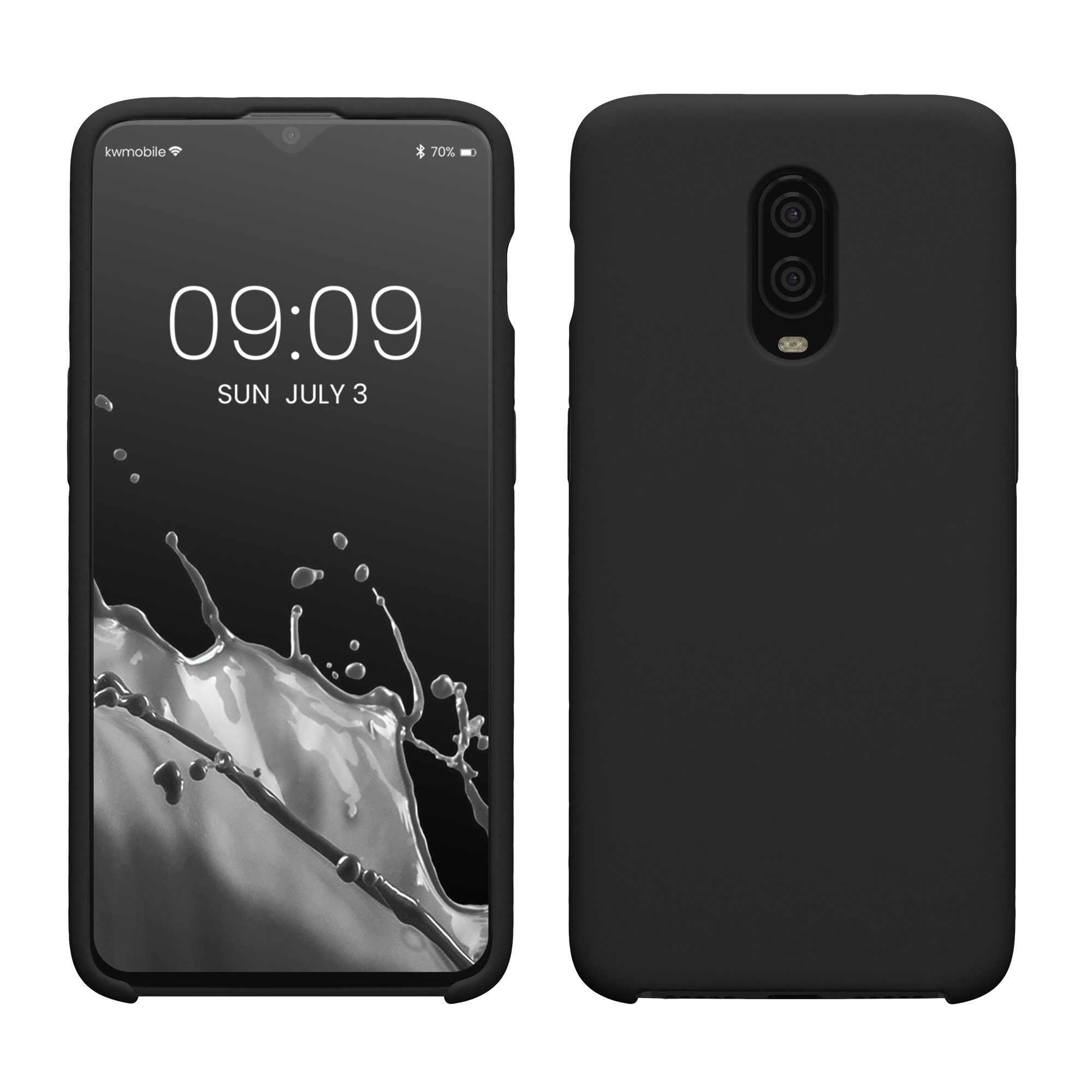 kwmobile Handyhülle Hülle für OnePlus 6T, Hülle Silikon gummiert - Handyhülle - Handy Case Cover