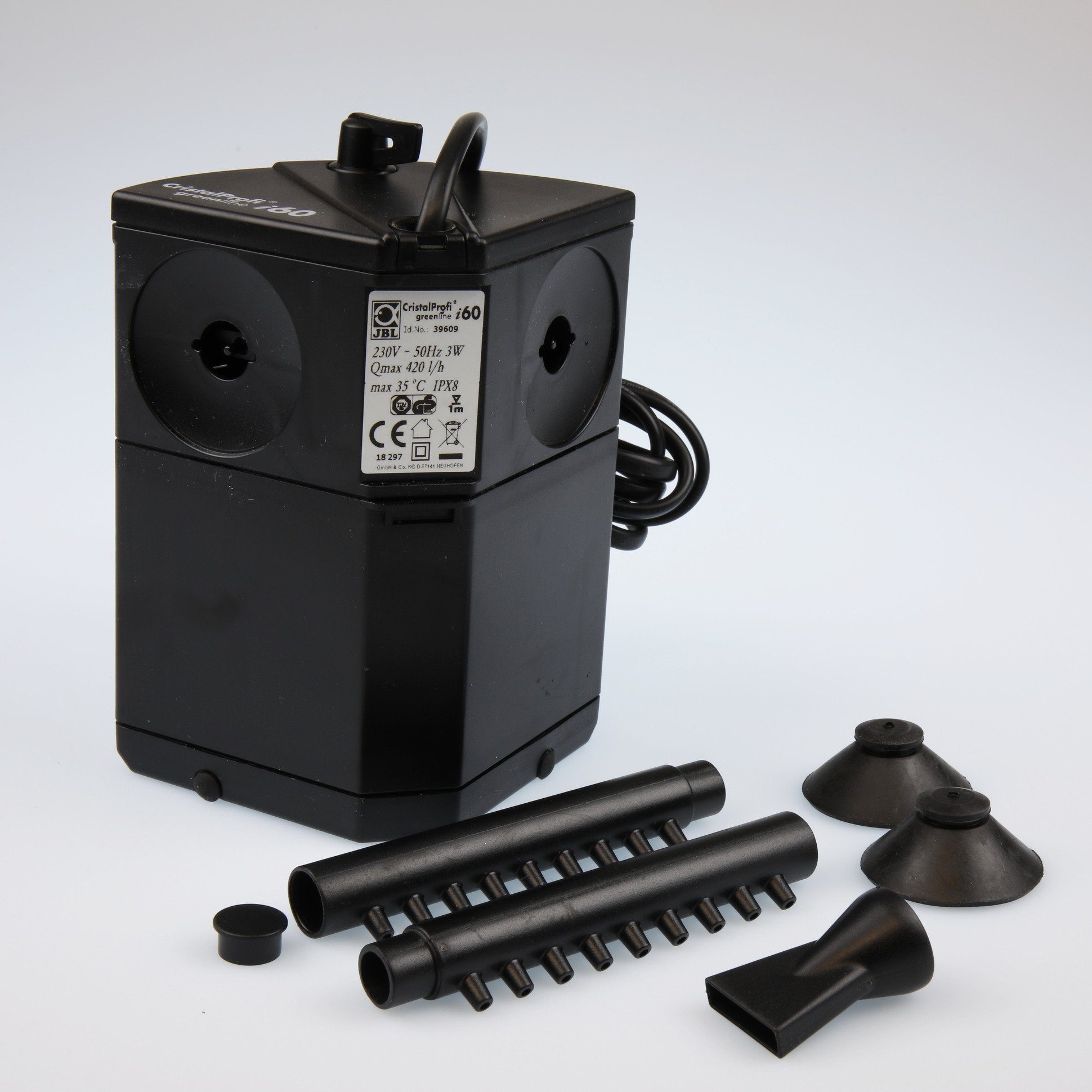 JBL GmbH & Co. KG Aquariumfilter JBL CRISTALPROFI i60 greenline Energieeffizienter Innenfilter für