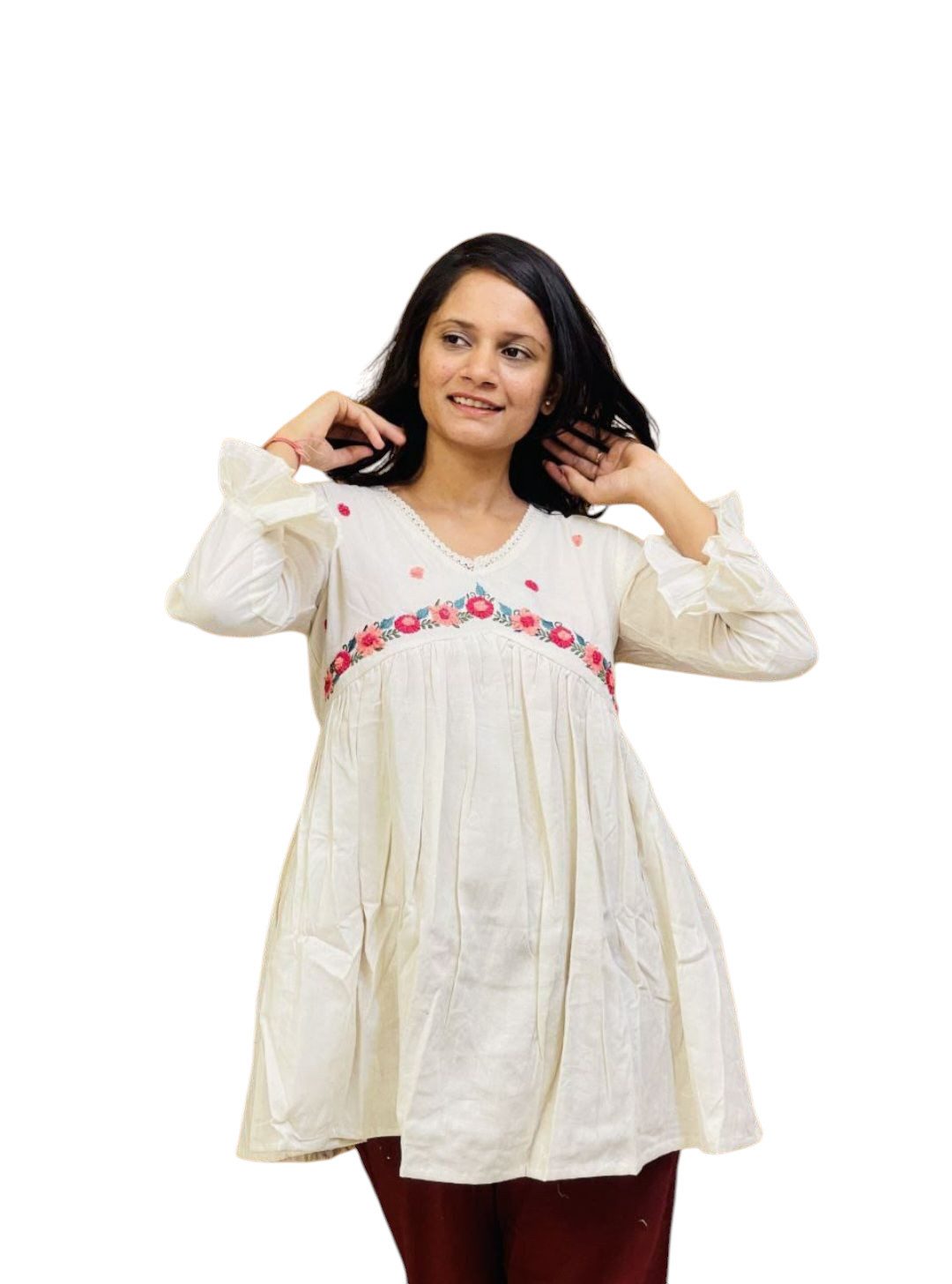 PfauGermany Blusentop Glow Lace