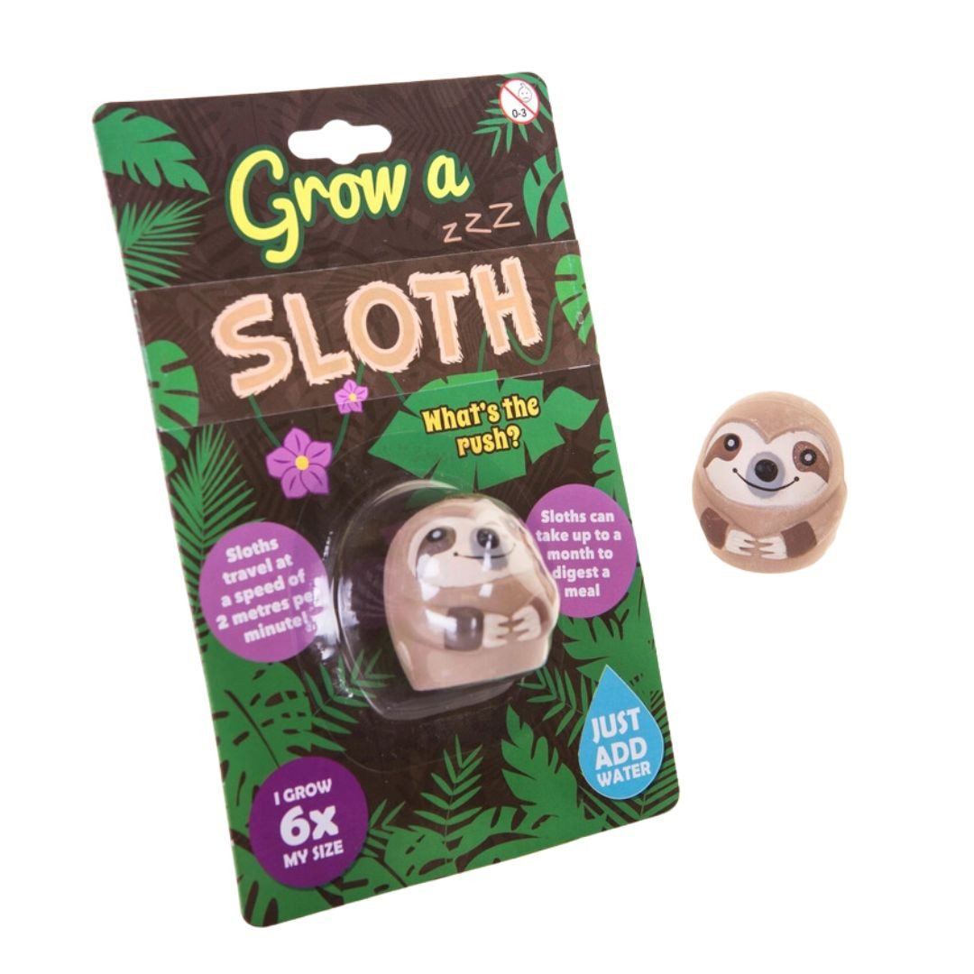 Spielwelt Wachse ein Faultier 6 x so groß 'Grow A Sloth' Spielzeug