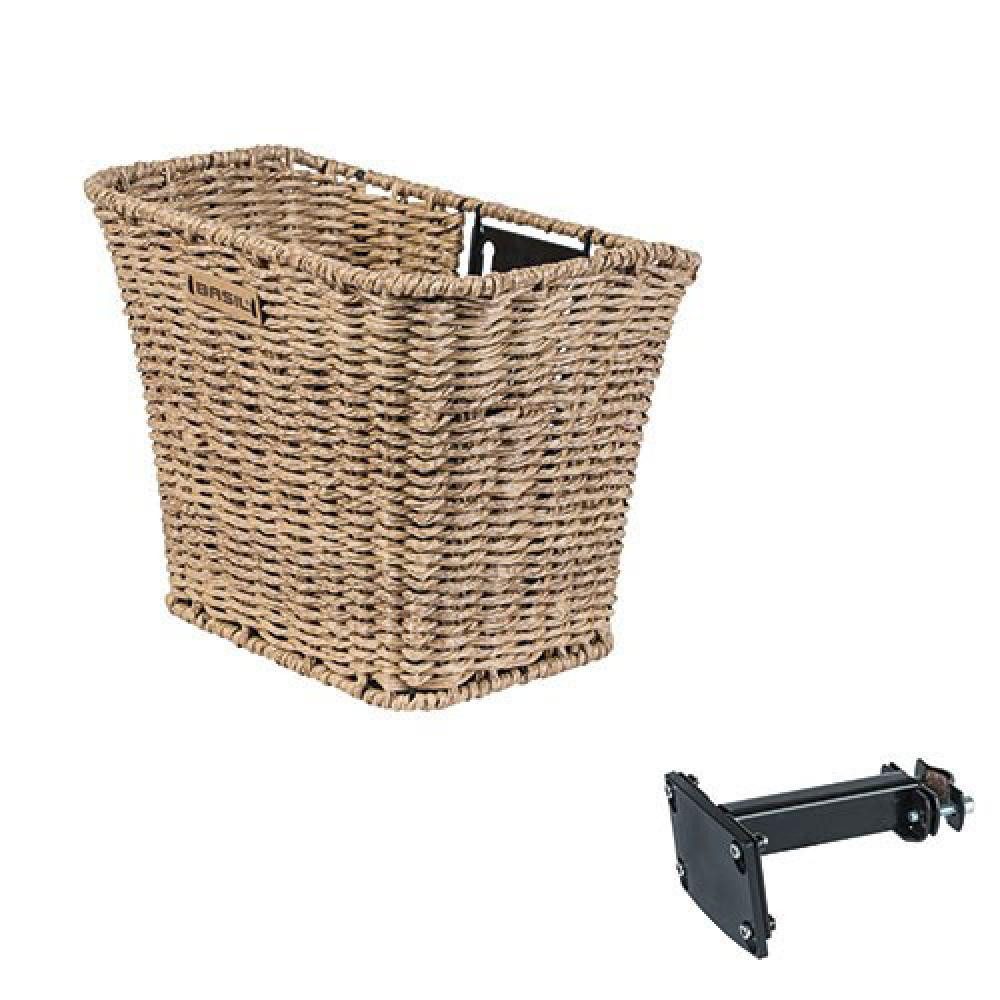 Basil Fahrradkorb Basil Vorderradkorb Bremen FM seagrass 26x35x27 cm günstig online kaufen