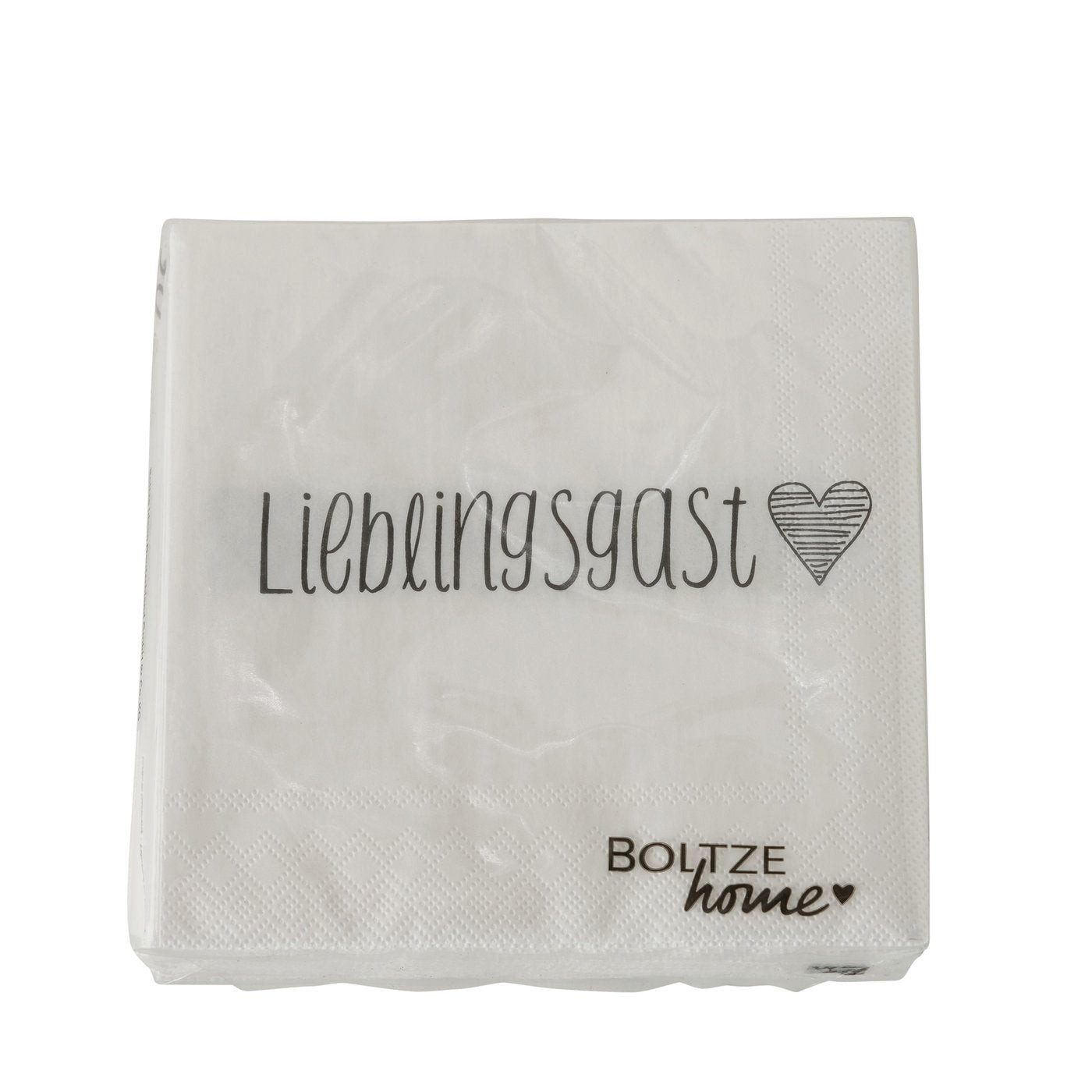 BOLTZE Papierserviette Cocktailservietten 12,5x12,5 cm " Lieblingsgast " von Boltze Gast Serv