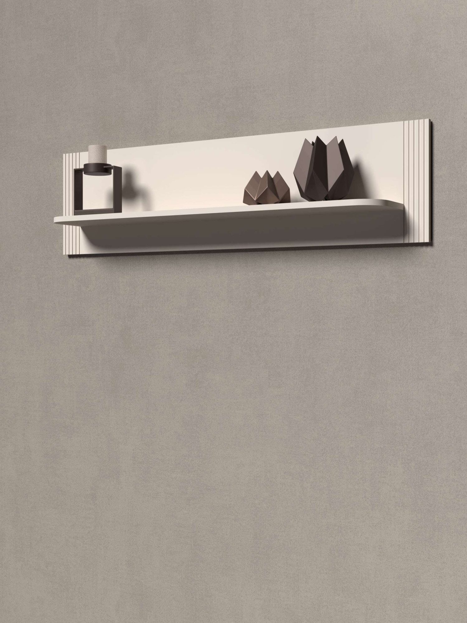 OTTO home Wandregal Rondo Schwebendes Regal, Wandkonsole, Wandboard, UV lackiert, Ablageboden, Wandmontiert, Breite 140 cm