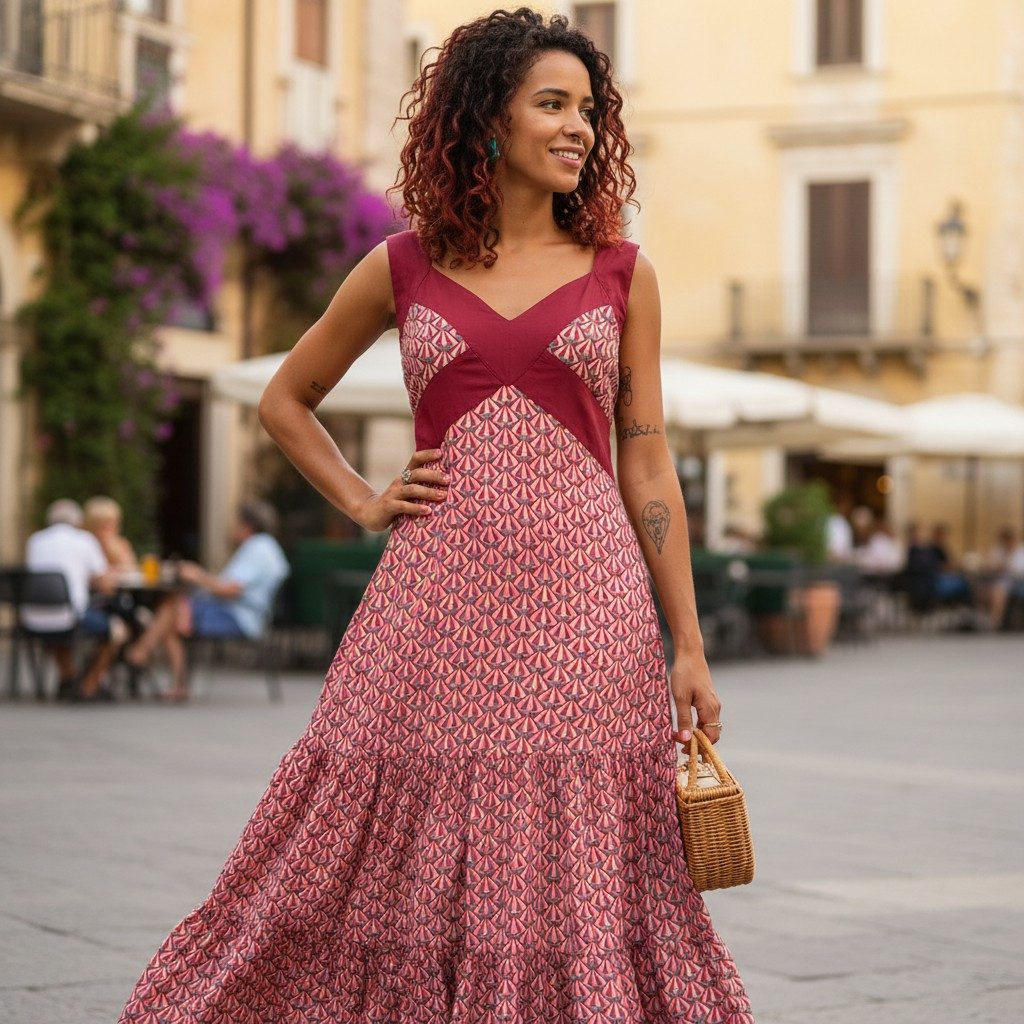 Guru-Shop Midikleid Boho Sommerkleid, Maxikleid, langes Strandkleid.. alter günstig online kaufen
