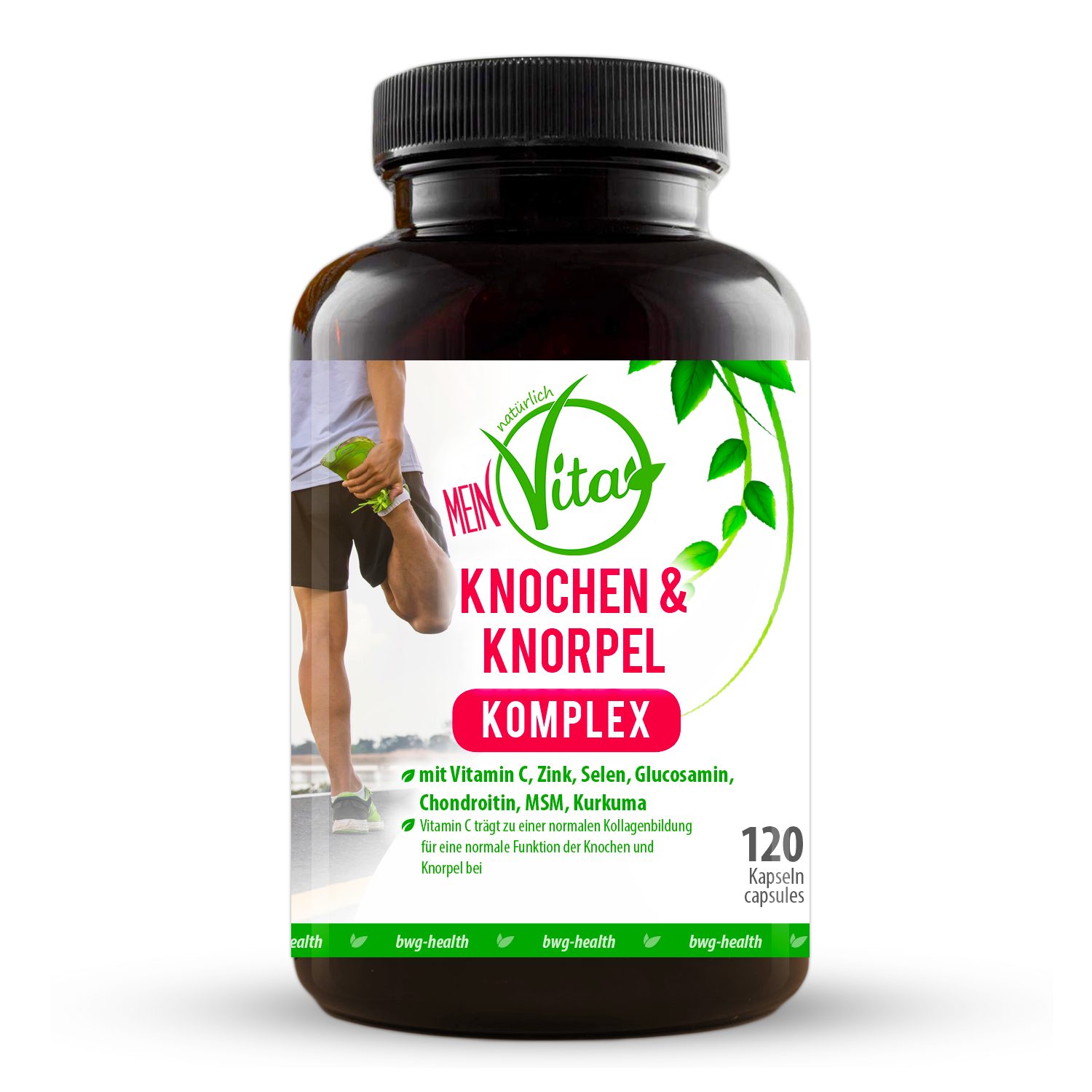 MeinVita MeinVita Knochen und Knorpel 120 Kapseln - Made in Germany Kapsel, 98.4 g