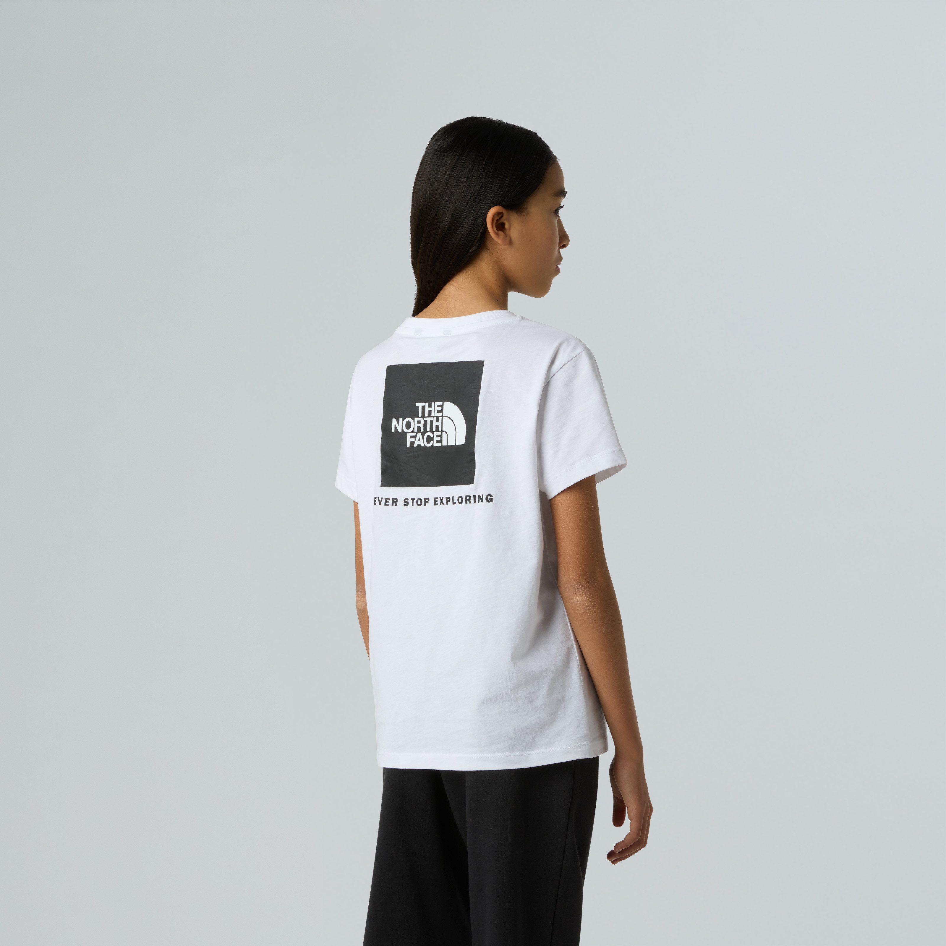 The North Face T-Shirt TEEN BOX NSE REGULAR SS TEE für Jugendliche, Kurzarm, mit Rundhalsausschnitt, aus Baumwolle