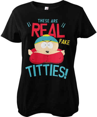 South Park T-Shirt These Are Real Fake Titties Girly Tee