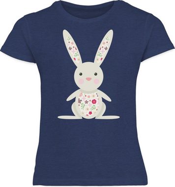Shirtracer T-Shirt Süßer Hase Frühlingstiere Geschenk Ostern