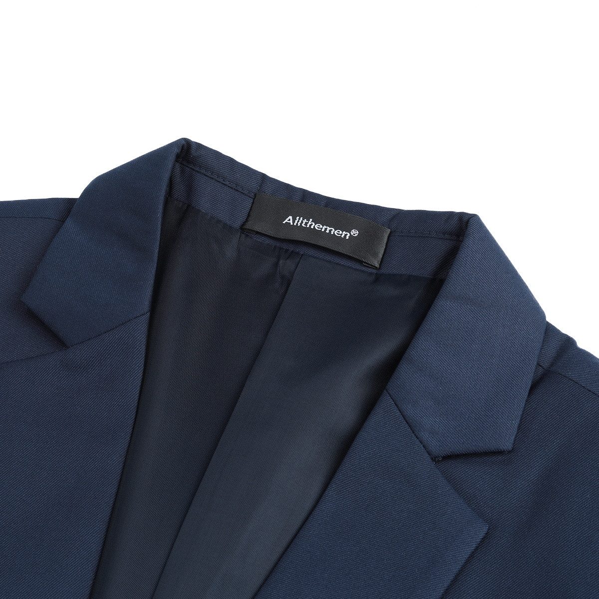 Allthemen Anzugsakko Herren Slim Fit klassische Anzugjacke mit einem Knopf