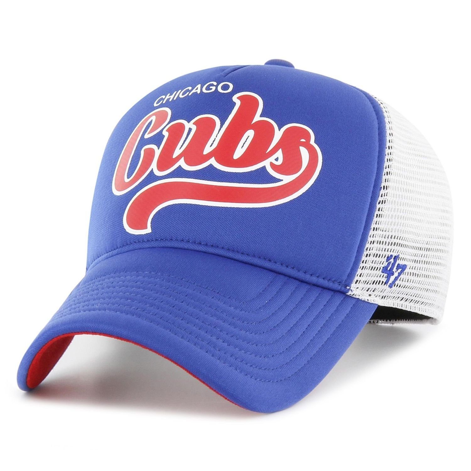 Casquette Trucker Chicago Cubs - Bleu, Taille Unique, Style Sportif Et Décontracté